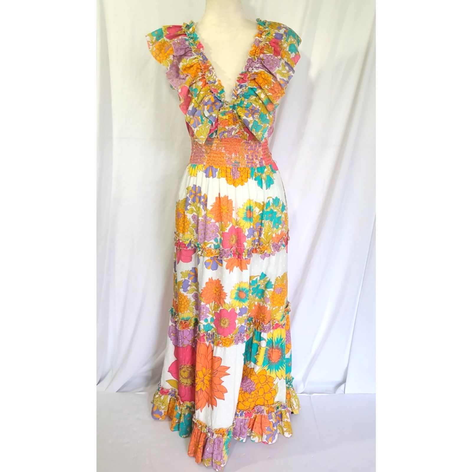 Anthropologie Anthropologie Love The Label Minnie Azalea Midi Dress XS Size XS / US 0-2 / IT 36-38 - 4 Thumbnail