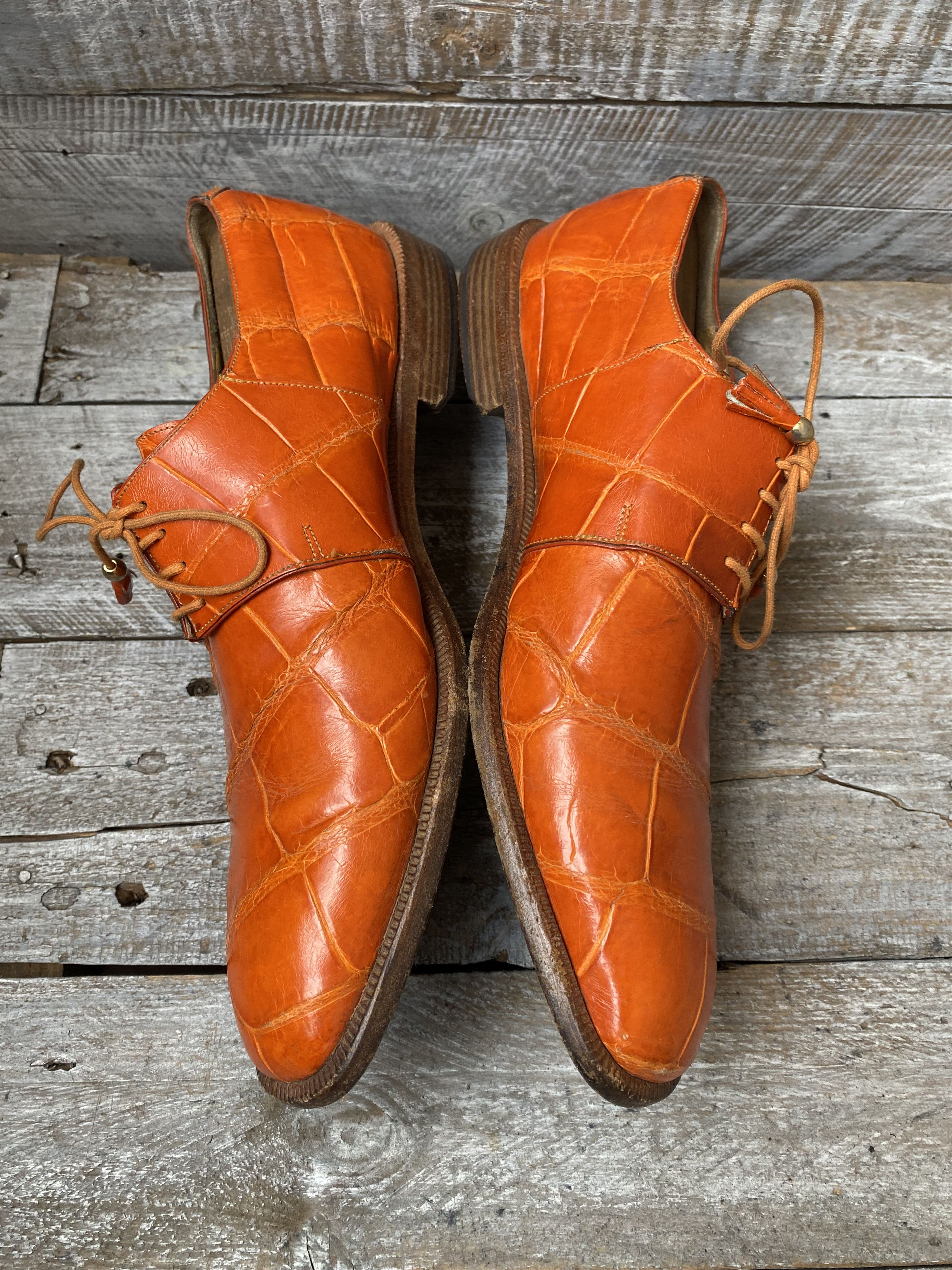 Mauri Mauri oxford exotic crocodile leather sz 11.5 Size US 11.5 / EU 44-45 - 11 Thumbnail