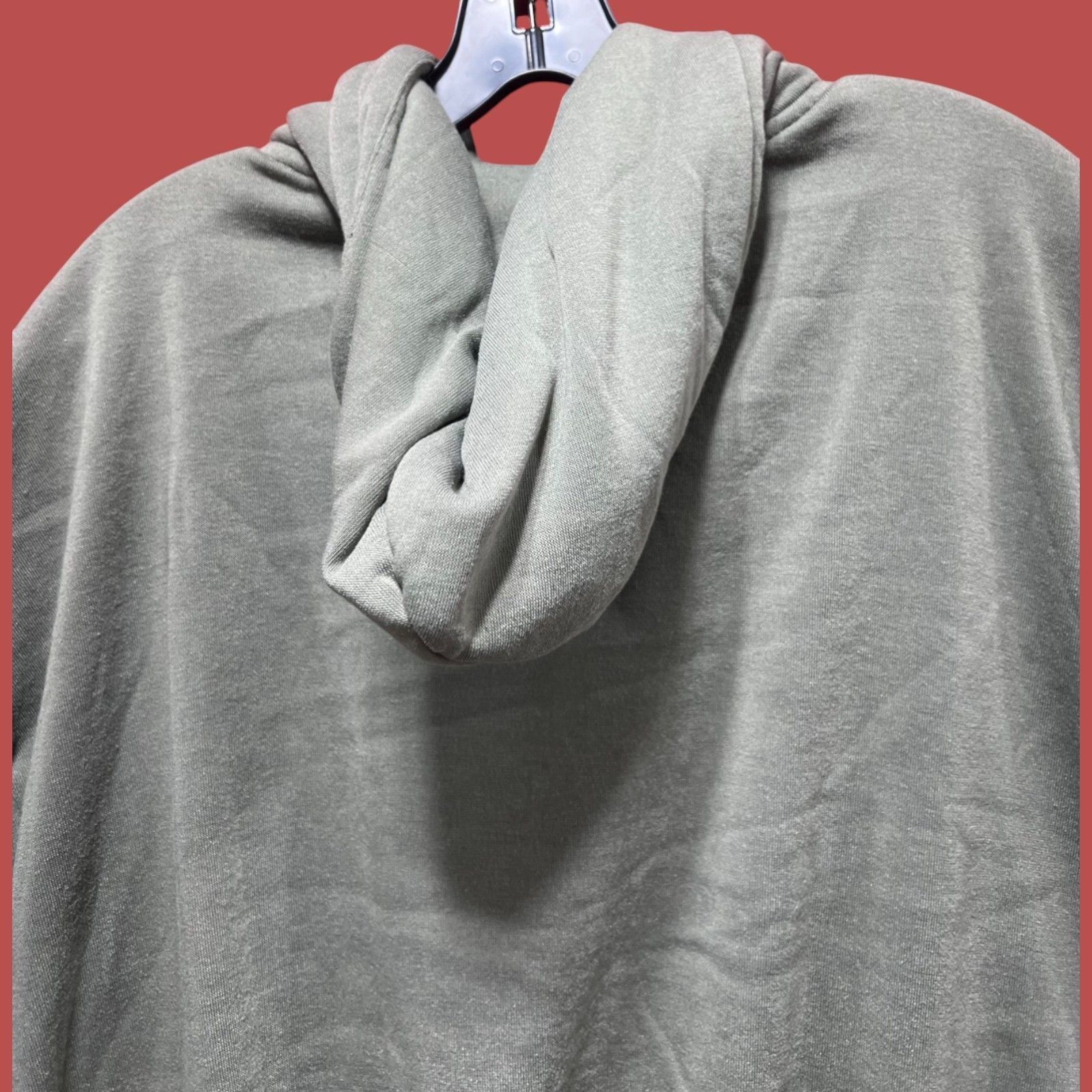 Other Love Mood - Women's Long Sleeve Hooded Sweatshirt - Olive Gr Size L / US 10 / IT 46 - 11 Thumbnail