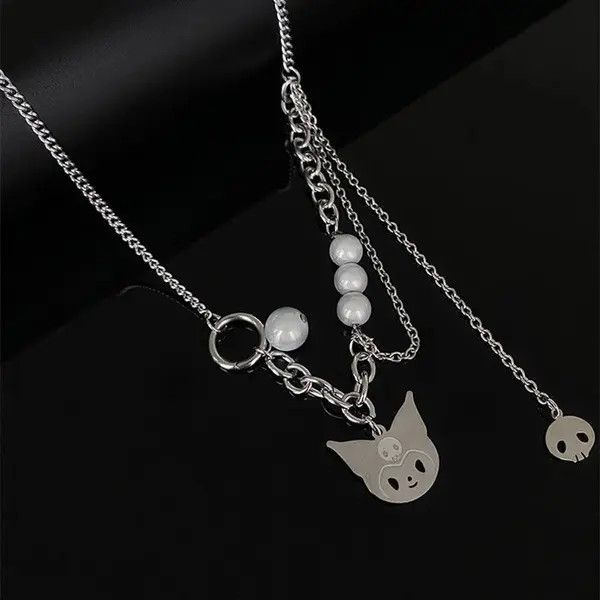 VIBE Skeleton monster Necklace Punk Jewelry Size ONE SIZE - 1 Thumbnail