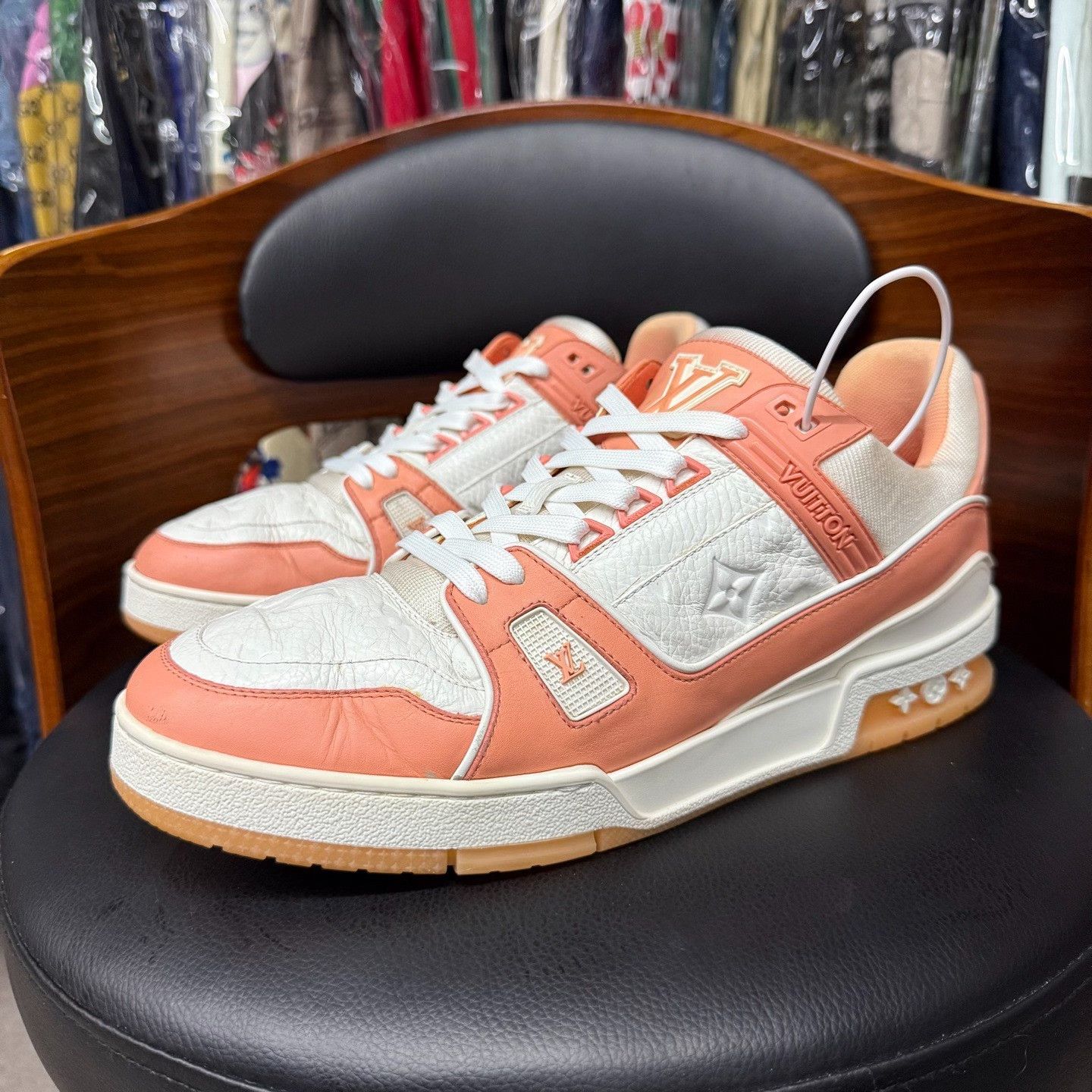 Louis Vuitton Louis Vuitton Training Pink Lowtop Sneakers 10.5 Men Size US 10.5 / EU 43-44 - 1 Thumbnail
