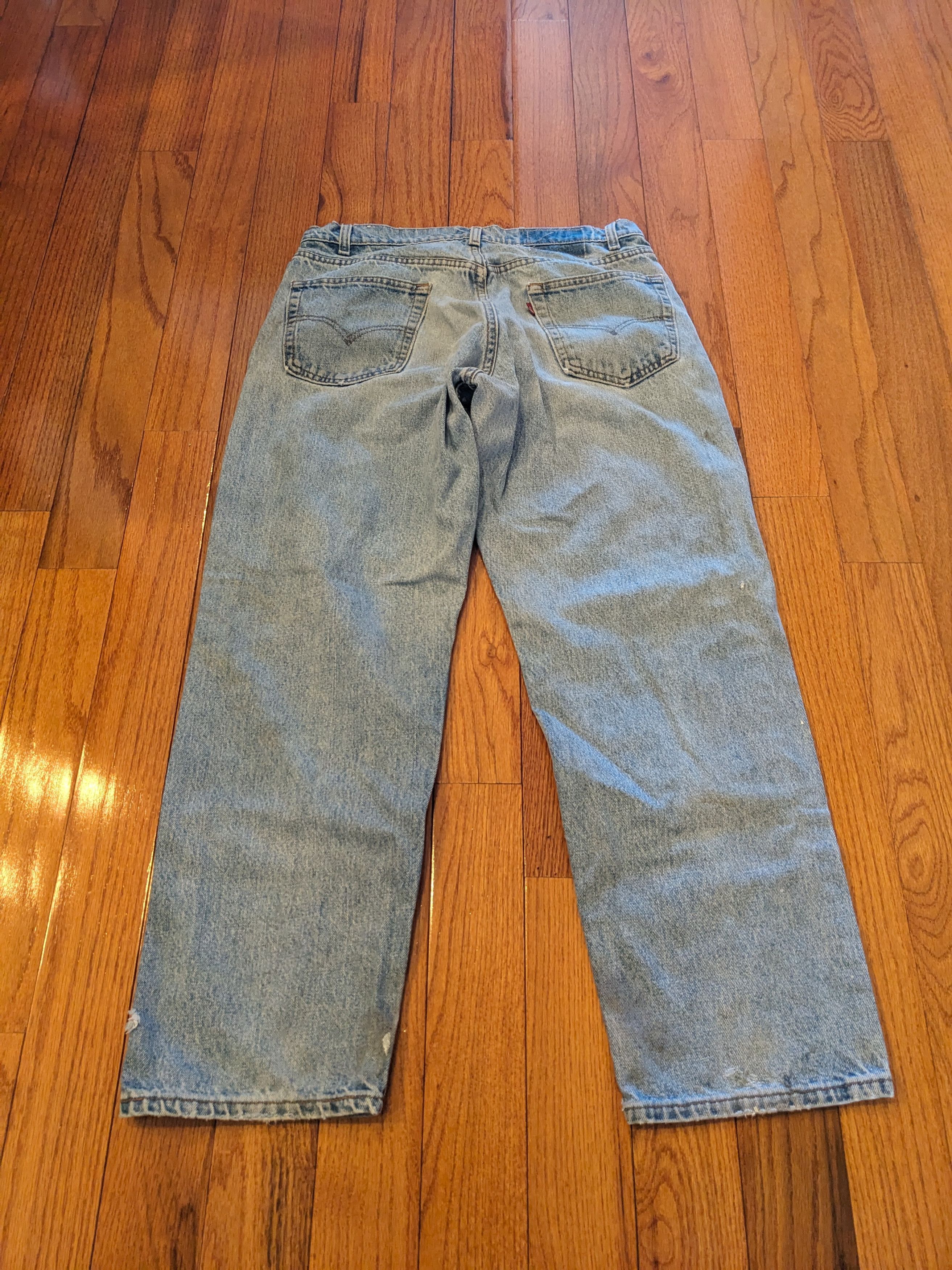 Vintage 90s Levi's 565 34 x 30 Loose Fit Wide Leg Denim