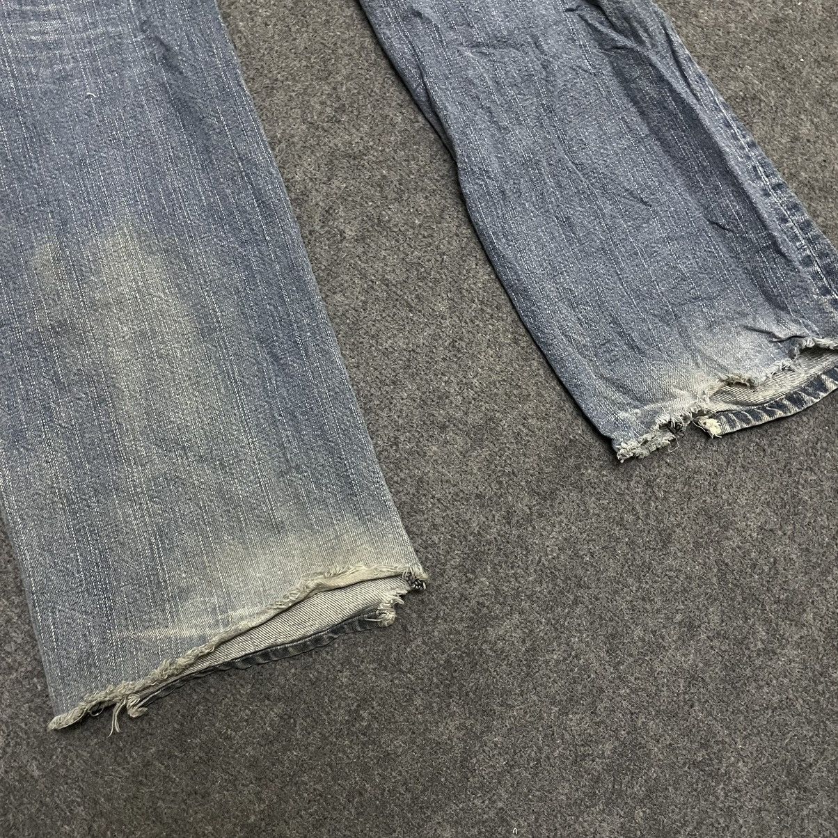 Calvin Klein 90s CK Distressed Denim Patchwork Kapital Style Size US 32 / EU 48 - 10 Thumbnail