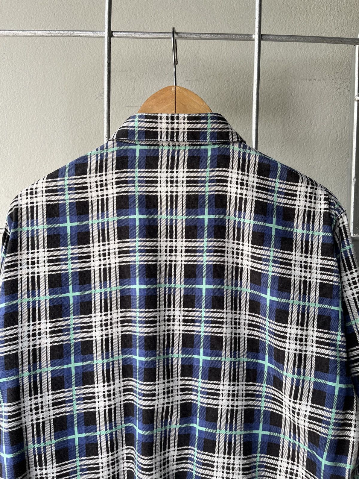 Dior Christian Dior Blue plaid shirt. Size S / US 4 / IT 40 - 5 Thumbnail