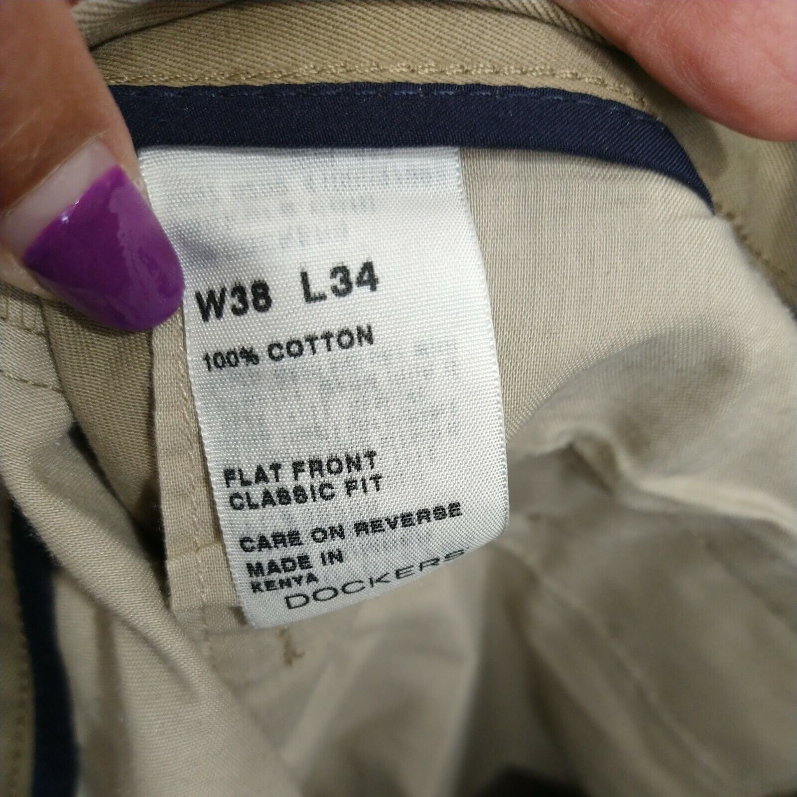 Dockers Dockers D3 Classic Fit Khaki Pants Men Size 38 Straight Leg Size US 38 / EU 54 - 5 Thumbnail