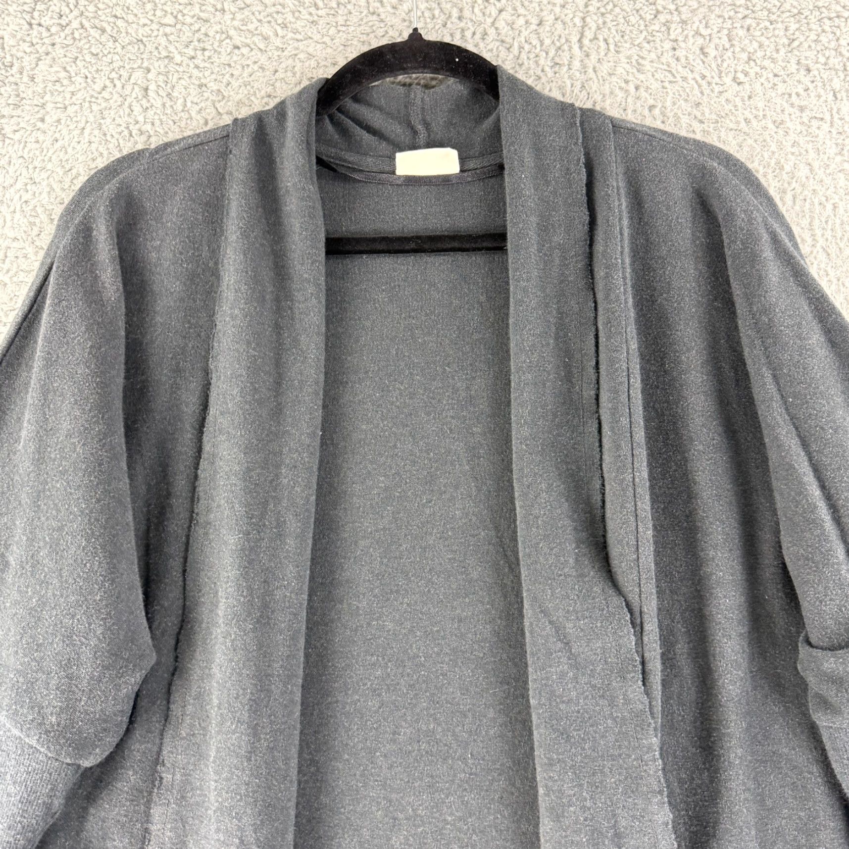 Vintage Pact Cardigan Sweater Womens M Gray 100% Cotton Long Sleeve Vintage? (No) -> Pact Cardigan Sweater Womens M Gray 100% Cotton Long Sleeve Size M / US 6-8 / IT 42-44 - 2 Thumbnail