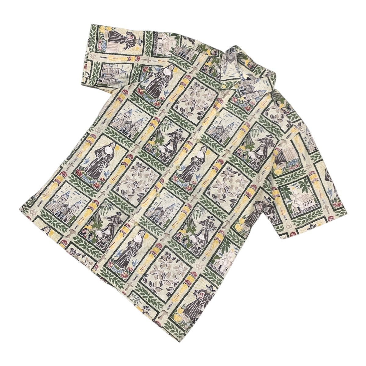 Reyn Spooner Reyn Spooner Dietrich Varez Father Damien Hawaiian Shirt Size US M / EU 48-50 / 2 - 4 Thumbnail