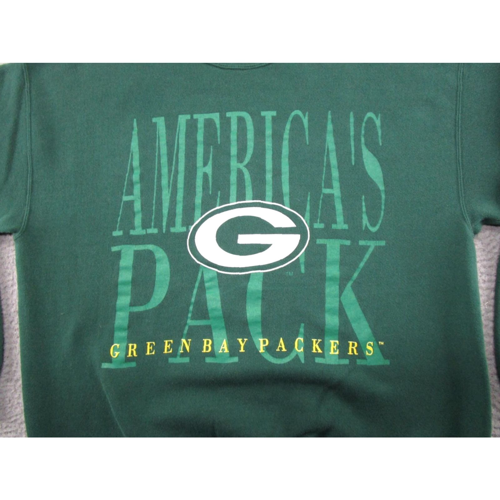 NFL VINTAGE 90s Green Bay Packers Sweatshirt Mens XL NFL Football Crew Neck Pullover Size US XL / EU 56 / 4 - 2 Thumbnail