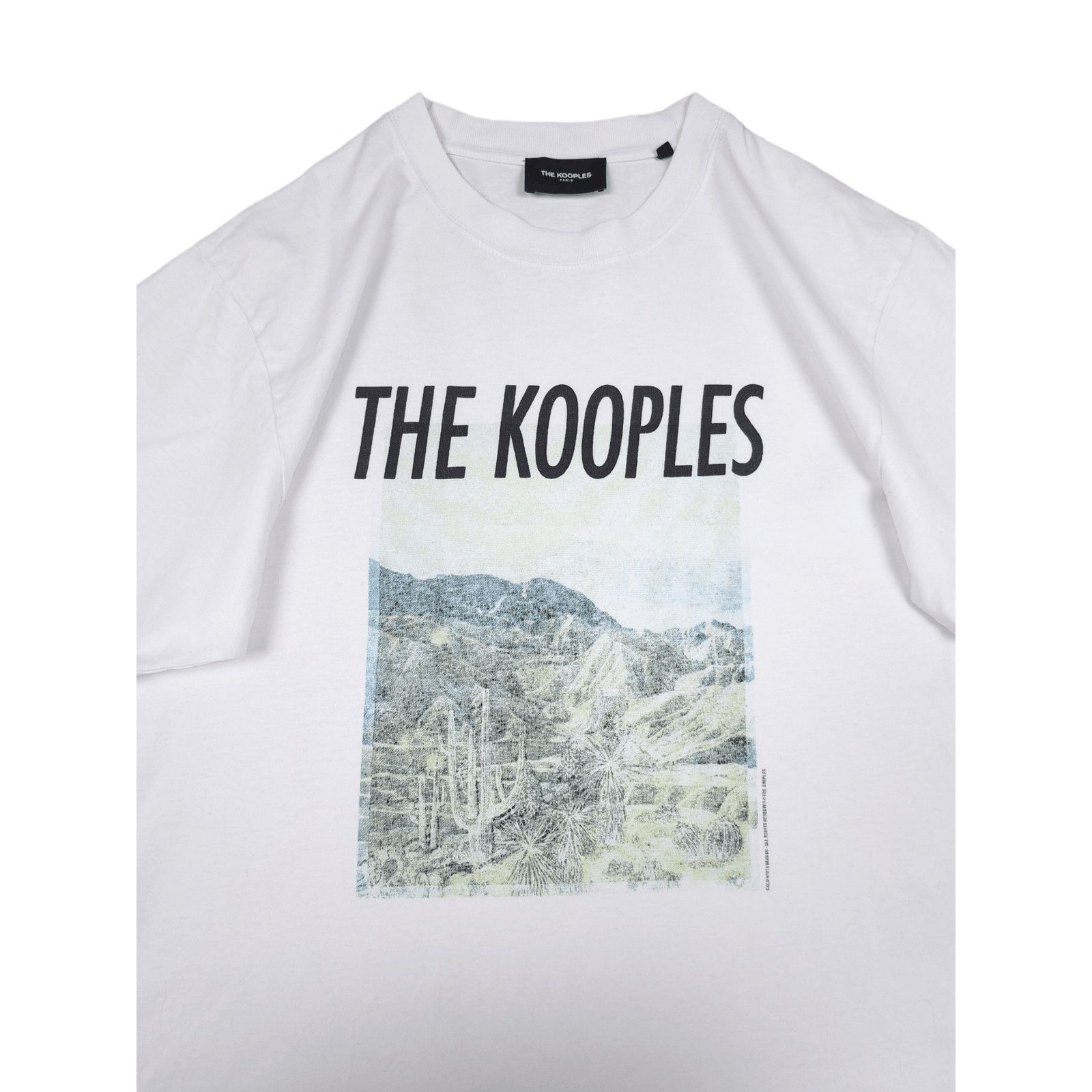 The Kooples 💎 The Kooples Paris White Art T-shirt Size L Size US L / EU 52-54 / 3 - 3 Thumbnail
