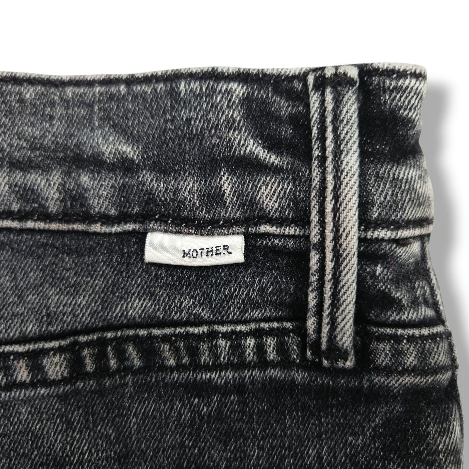 MOTHER Mother The Vagabond Mini Fray Denim Skirt Button Fly 30 Size 30" / US 8 / IT 44 - 5 Thumbnail