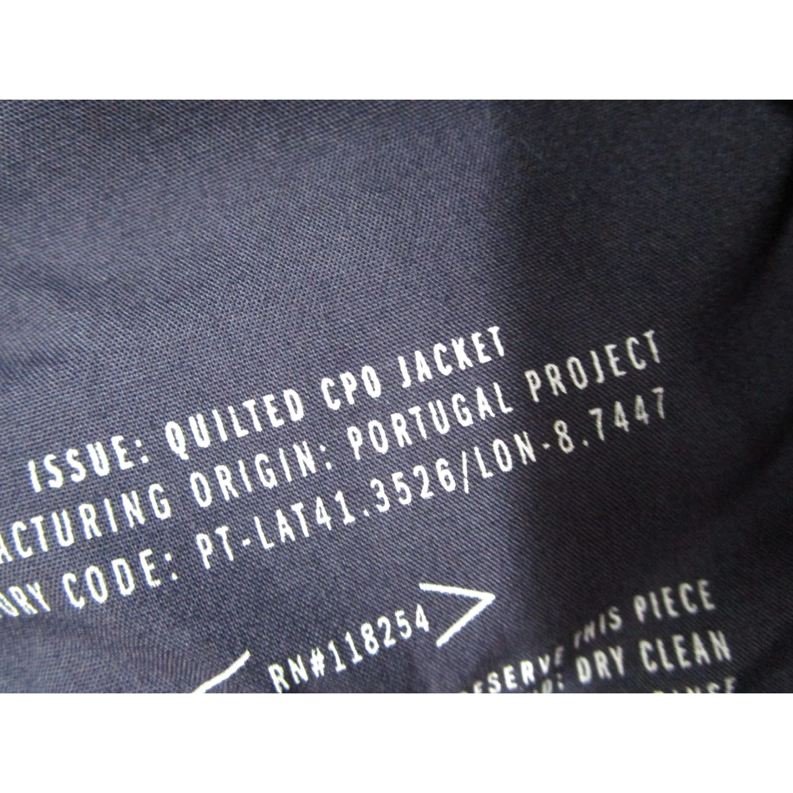 Apolis Apolis Quilted CPO Jacket Mens Medium Navy Blue Shirt Jacket Portugal Project Size US M / EU 48-50 / 2 - 7 Thumbnail