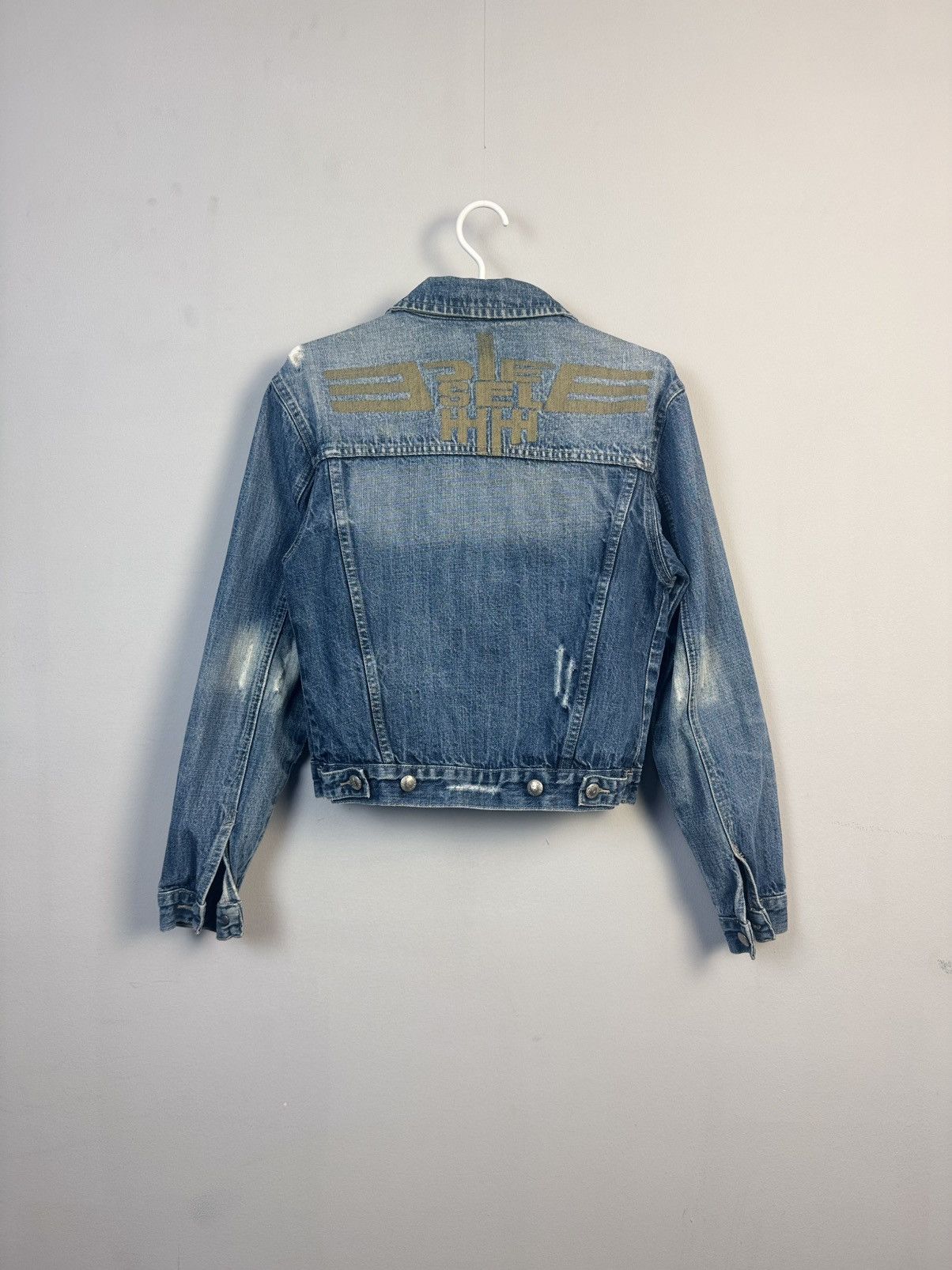 Diesel × Vintage Vintage Y2K Diesel Denim Western Cropped Distressed Jacket Size M / US 6-8 / IT 42-44 - 10 Thumbnail