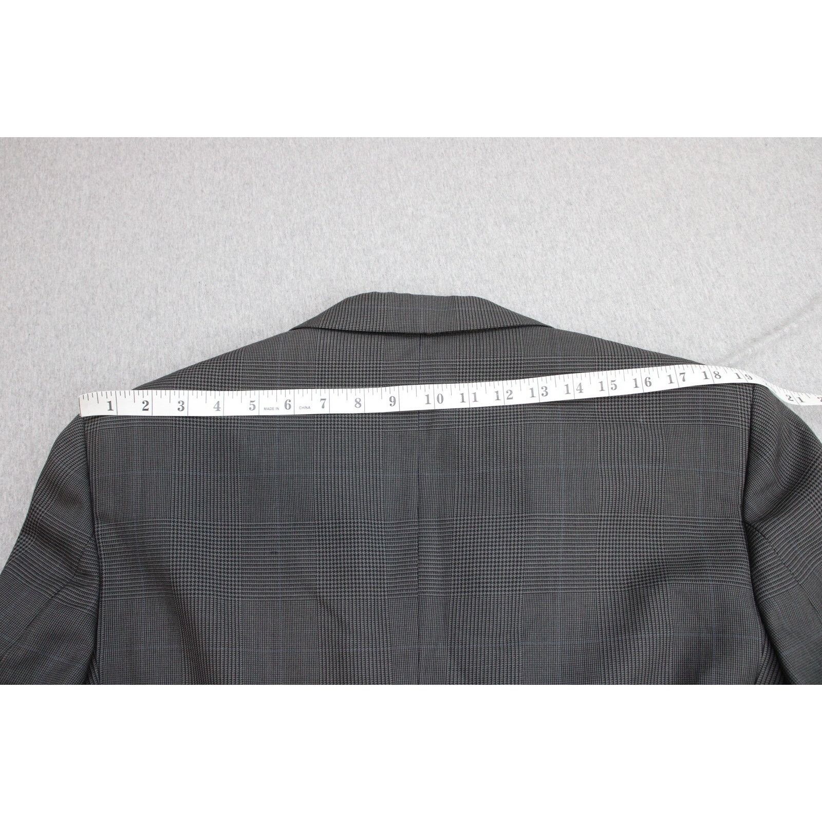 Hickey Freeman Hickey Freeman Blazer Men 40S Gray 100% Wool Size 40S - 10 Thumbnail