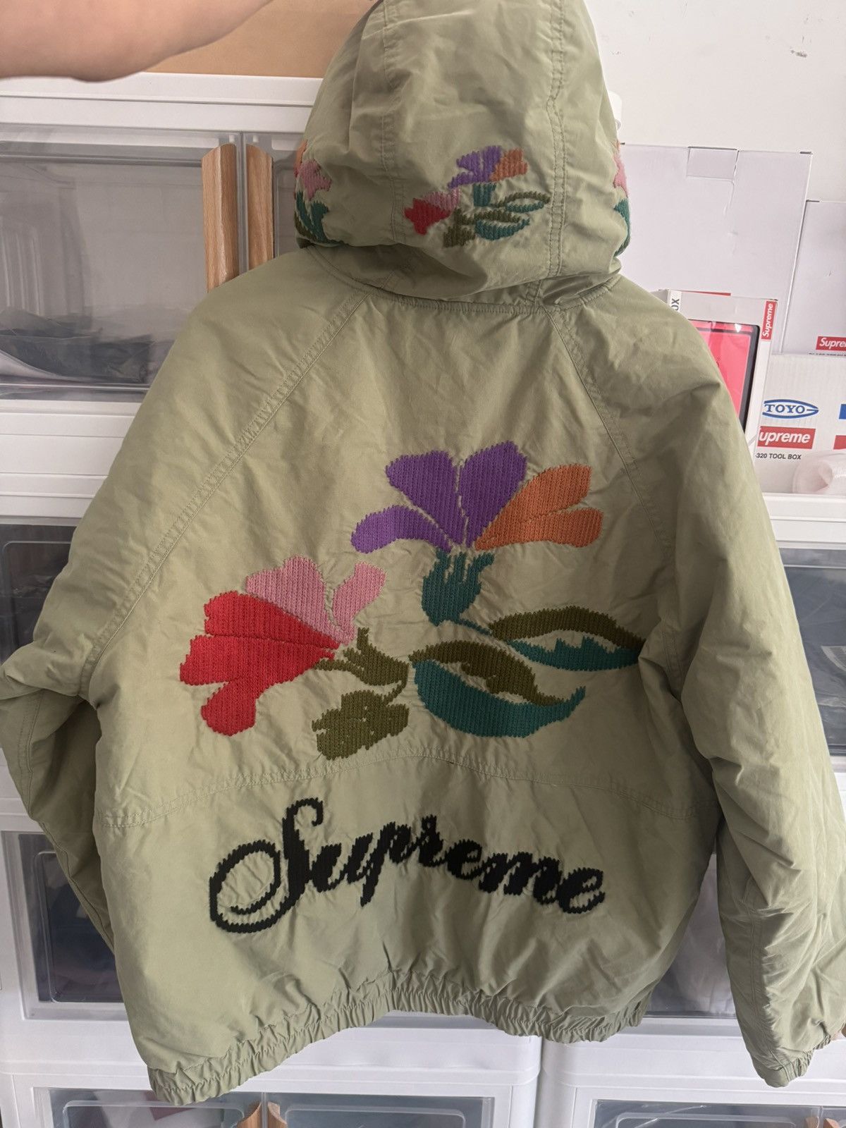 Supreme Supreme Needlepoint Hooded Jacket Size US L / EU 52-54 / 3 - 2 Thumbnail