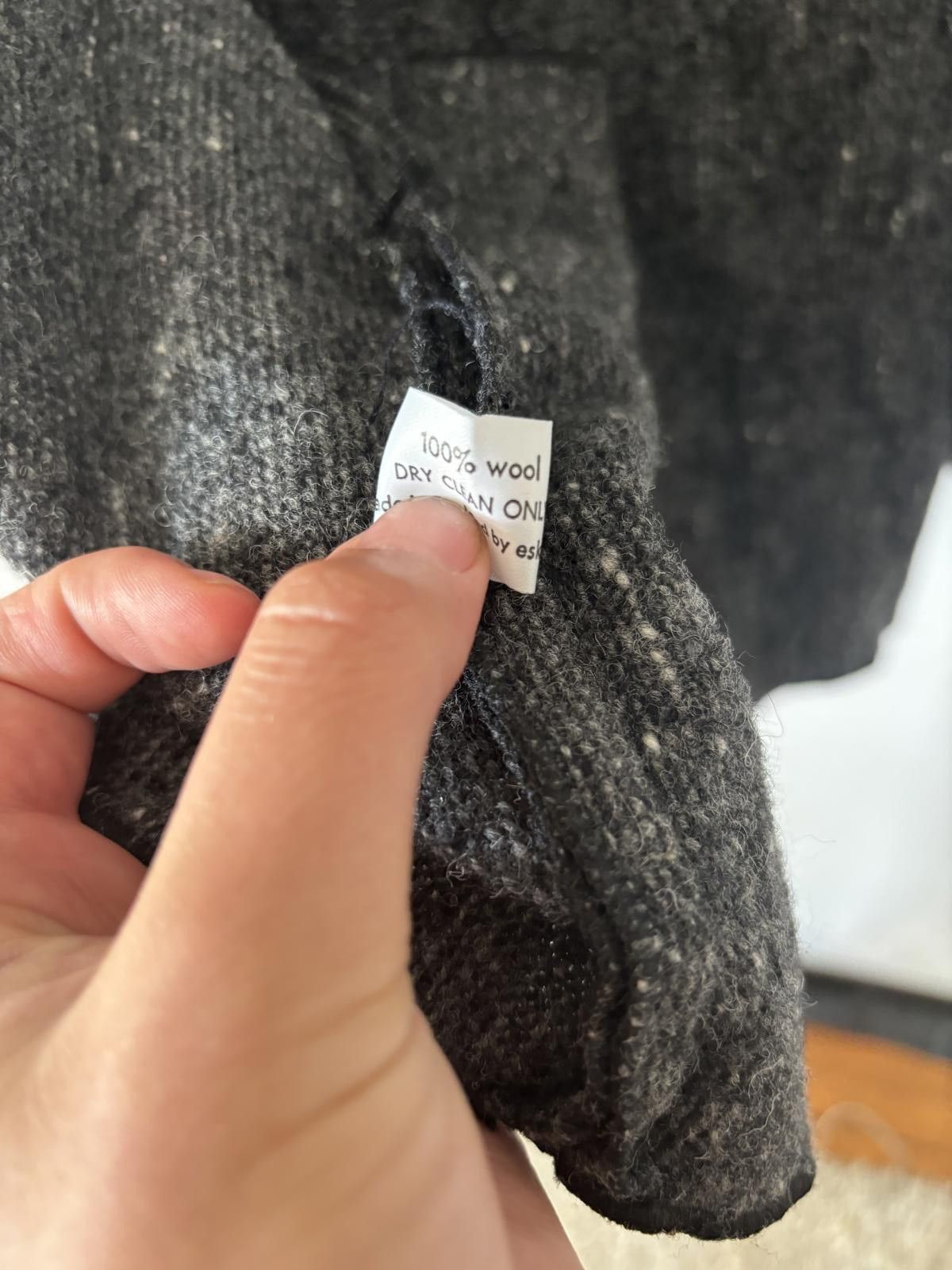 Designer Eskandar Neiman Marcus Wool Gray Vest One Size Open Front Size US M / EU 48-50 / 2 - 5 Thumbnail