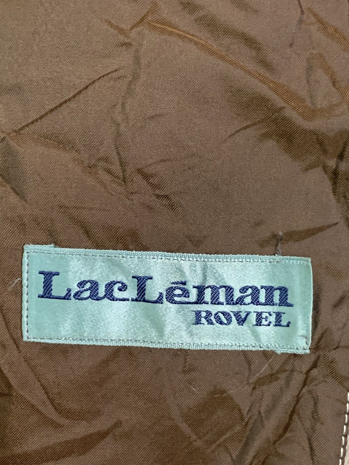 Japanese Brand Rare Design Vintage Lac Leman Rovel Trench Coats Size M / US 6-8 / IT 42-44 - 4 Thumbnail