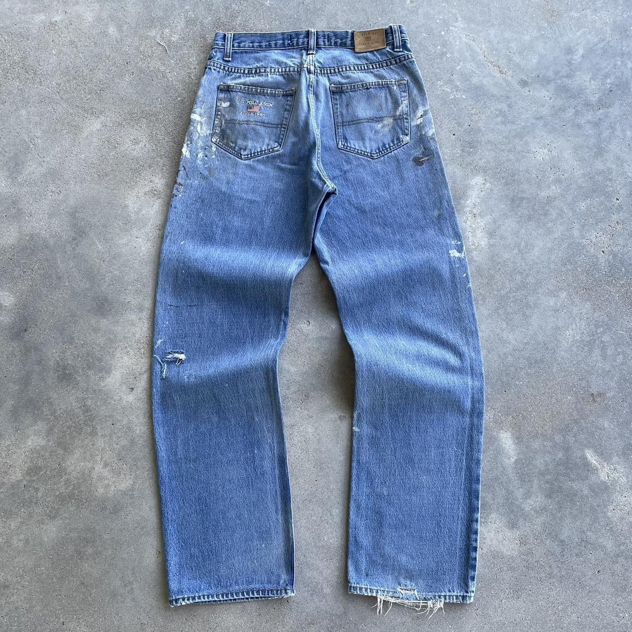 Japanese Brand × Vintage Crazy vintage distressed Y2K paint splatter grunge pants Size US 32 / EU 48 - 5 Thumbnail