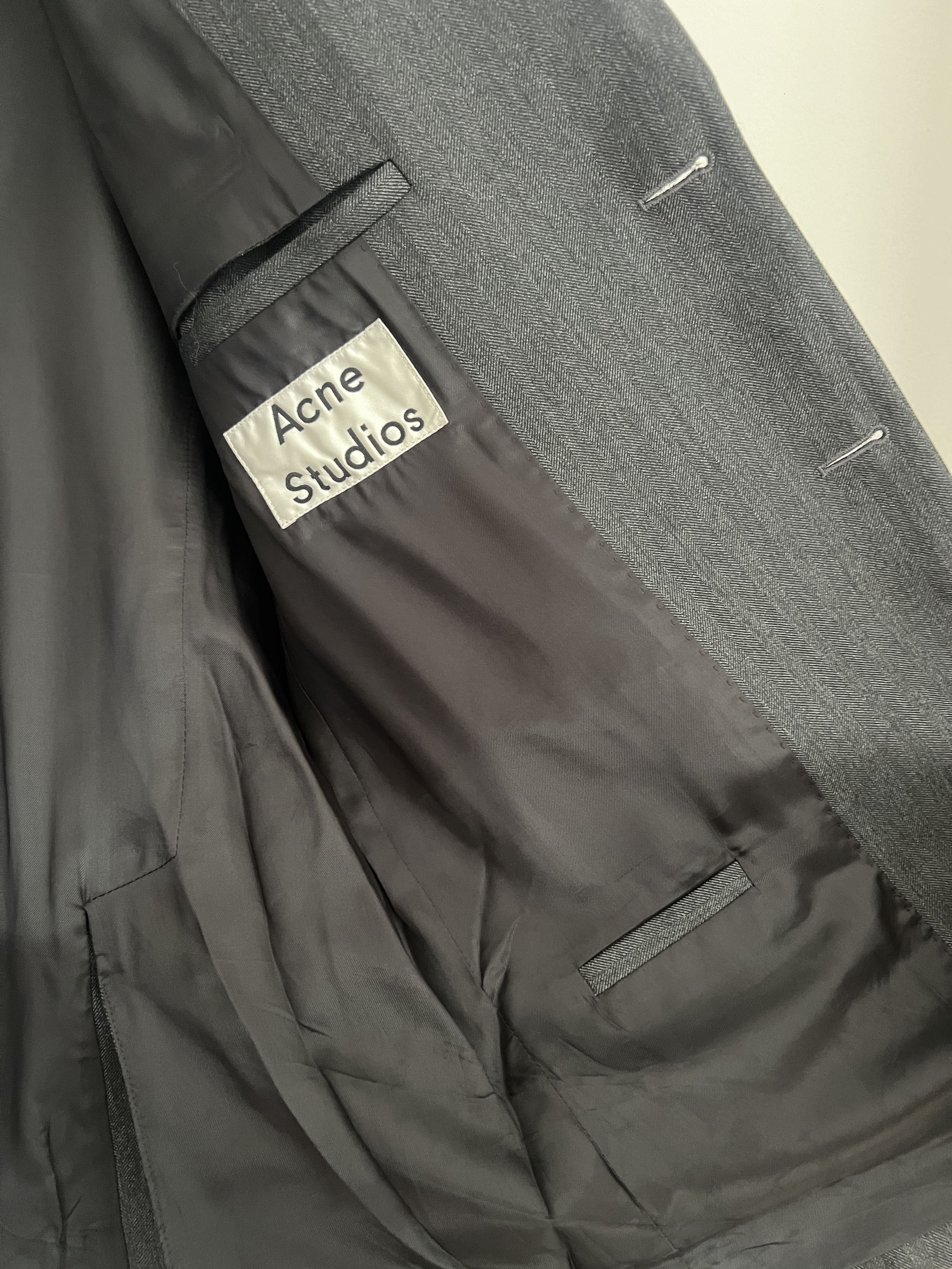 Acne Studios Acne Studios Falun Wool Blazer Size 50R - 4 Thumbnail