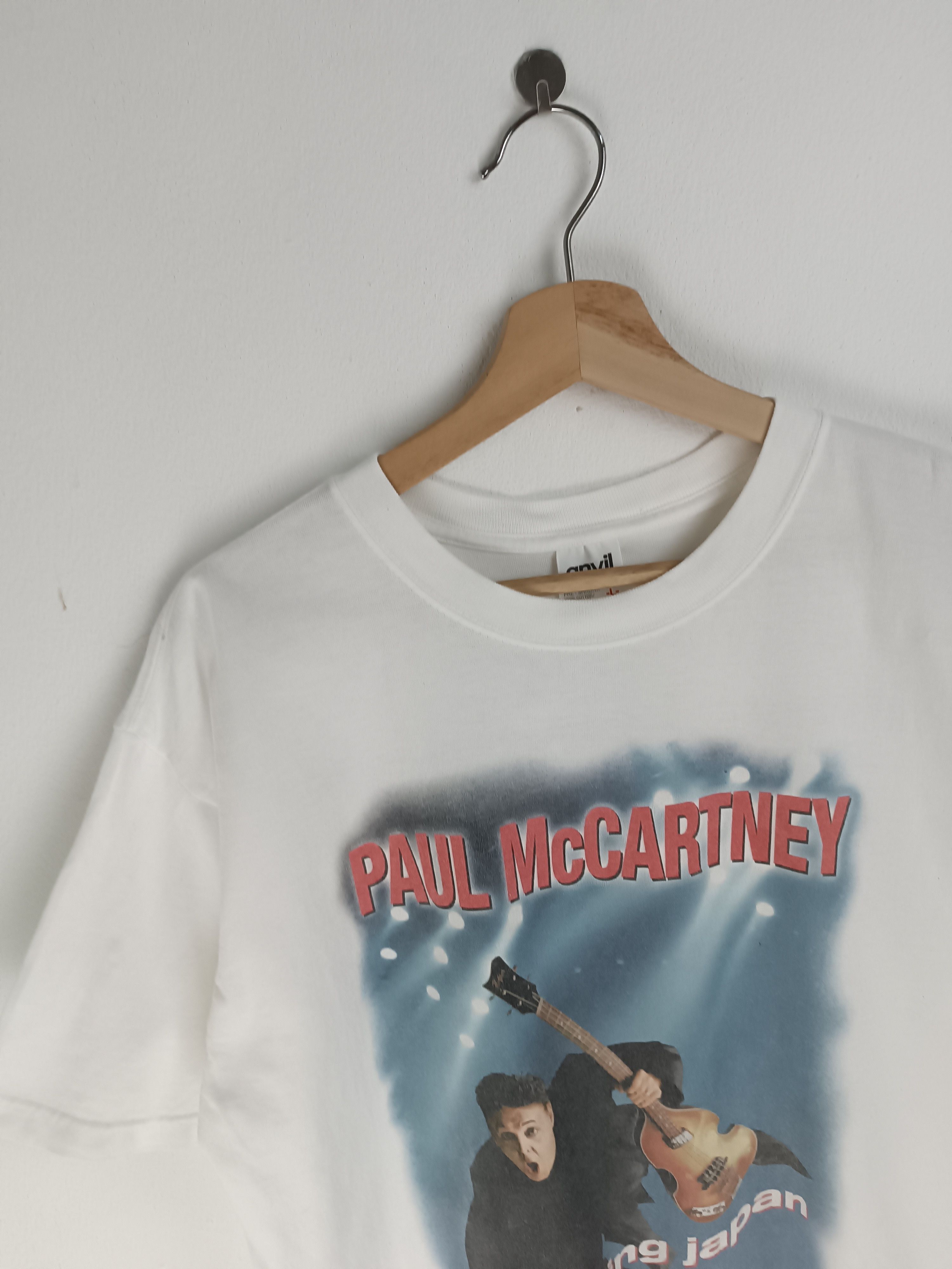 Band Tees VINTAGE 2000s PAUL MCCARTNEY JAPAN TOUR BEATLES ROCK RARE TS Size US L / EU 52-54 / 3 - 5 Thumbnail