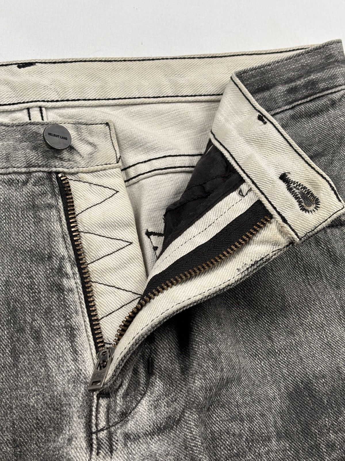 Helmut Lang S/S 2003 Washed Denim Jeans Size US 32 / EU 48 - 10 Thumbnail