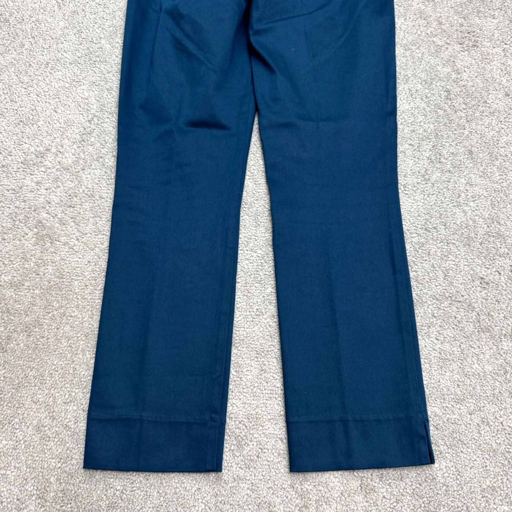 Altea Level 99 Nocturnal Flared Stretch Pants Womens 27 Teal Blue Zip Pockets Mid Rise Size 27" / US 4 / IT 40 - 3 Thumbnail