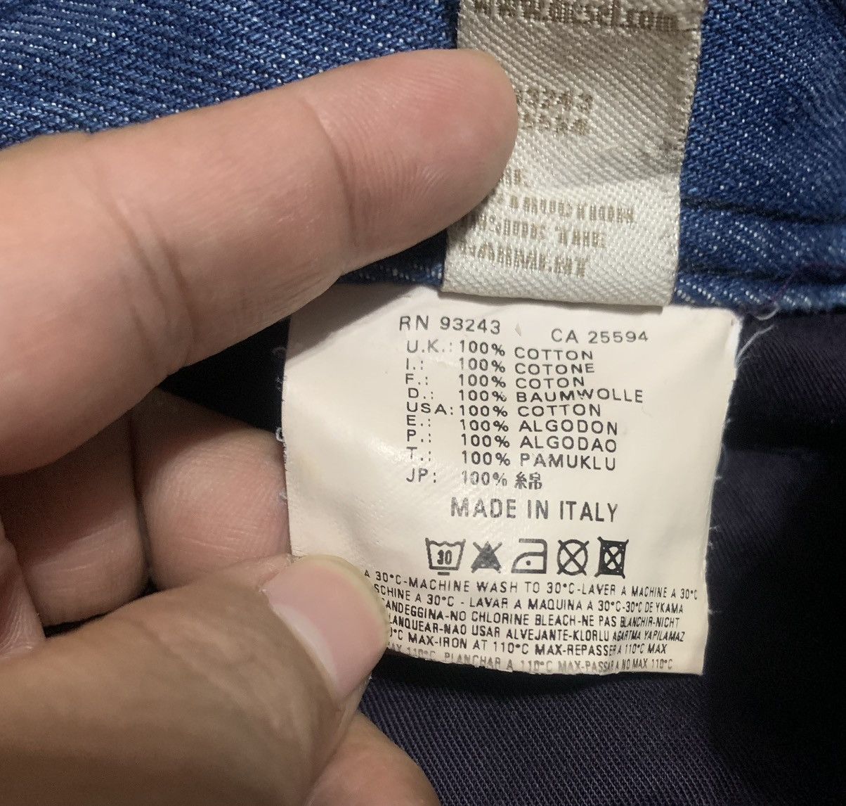 Diesel Vintage Diesel Industry Straight Leg Jeans Distressed Style Size US 30 / EU 46 - 12 Thumbnail