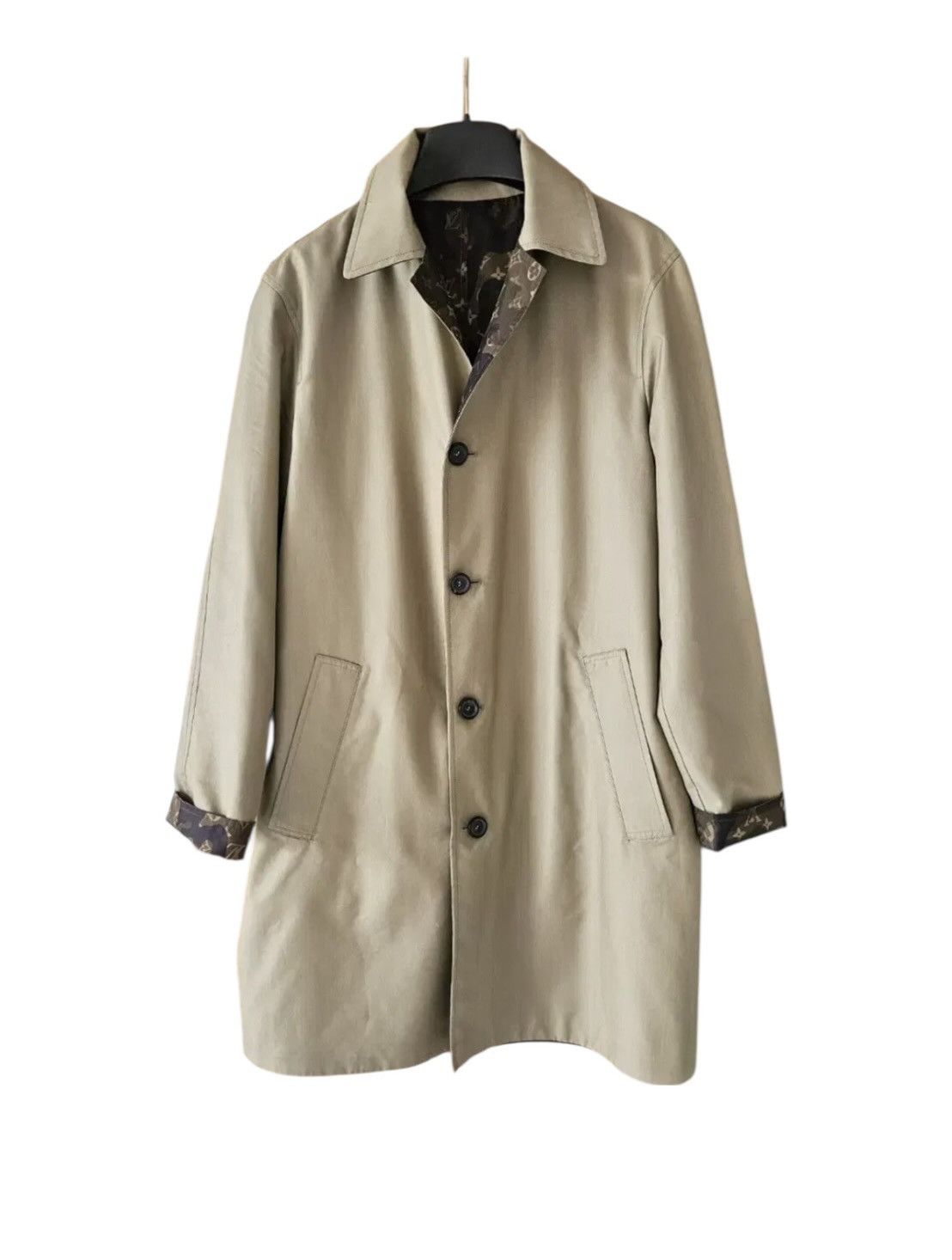 Louis Vuitton × Supreme Louis Vuitton x Supreme Reversible Trench Coat Size US XL / EU 56 / 4 - 3 Thumbnail