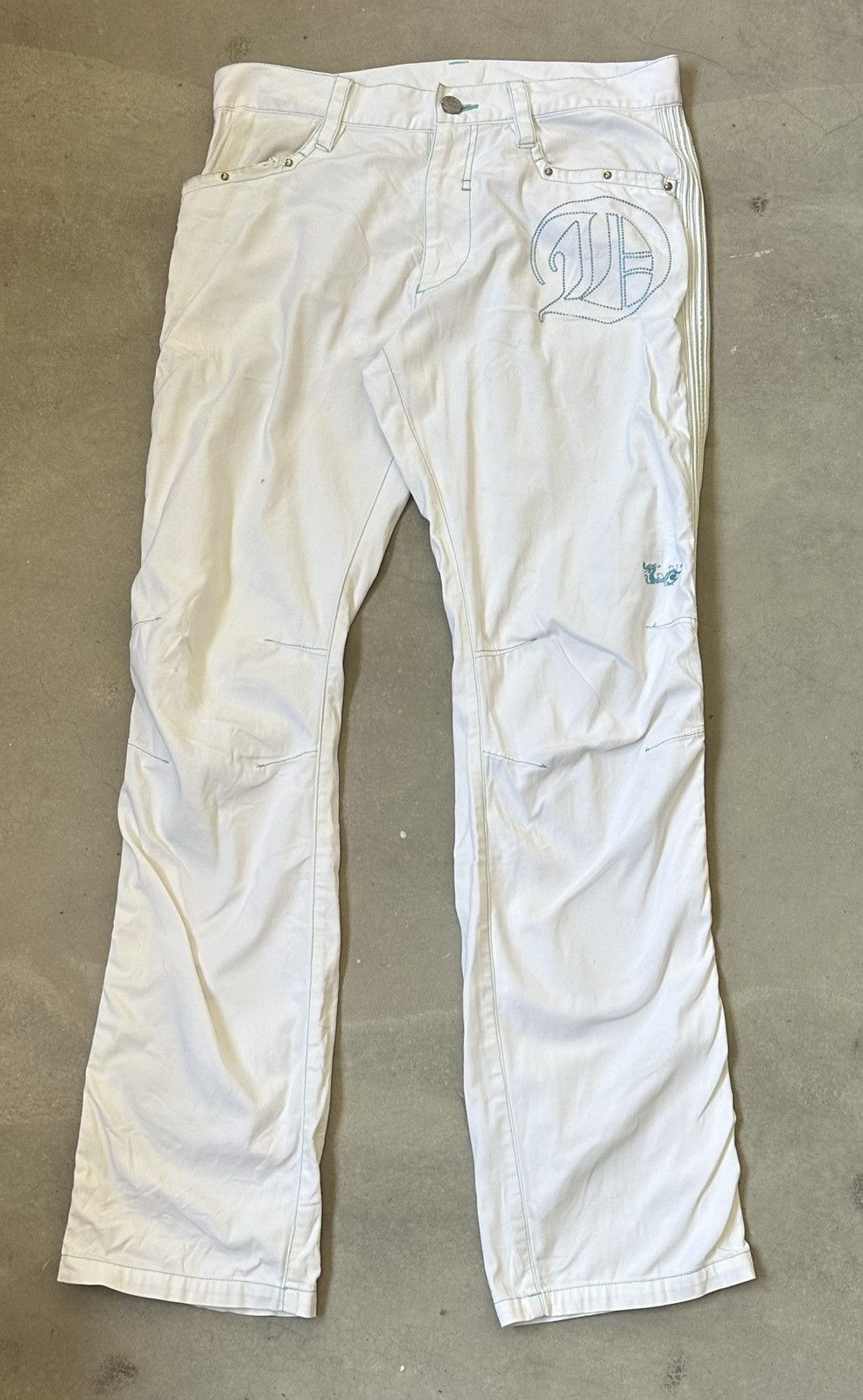 Japanese Brand VINTAGE DANCE WITH DRAGON KYOTO JAPAN CASUAL PANT Size US 32 / EU 48 - 2 Thumbnail
