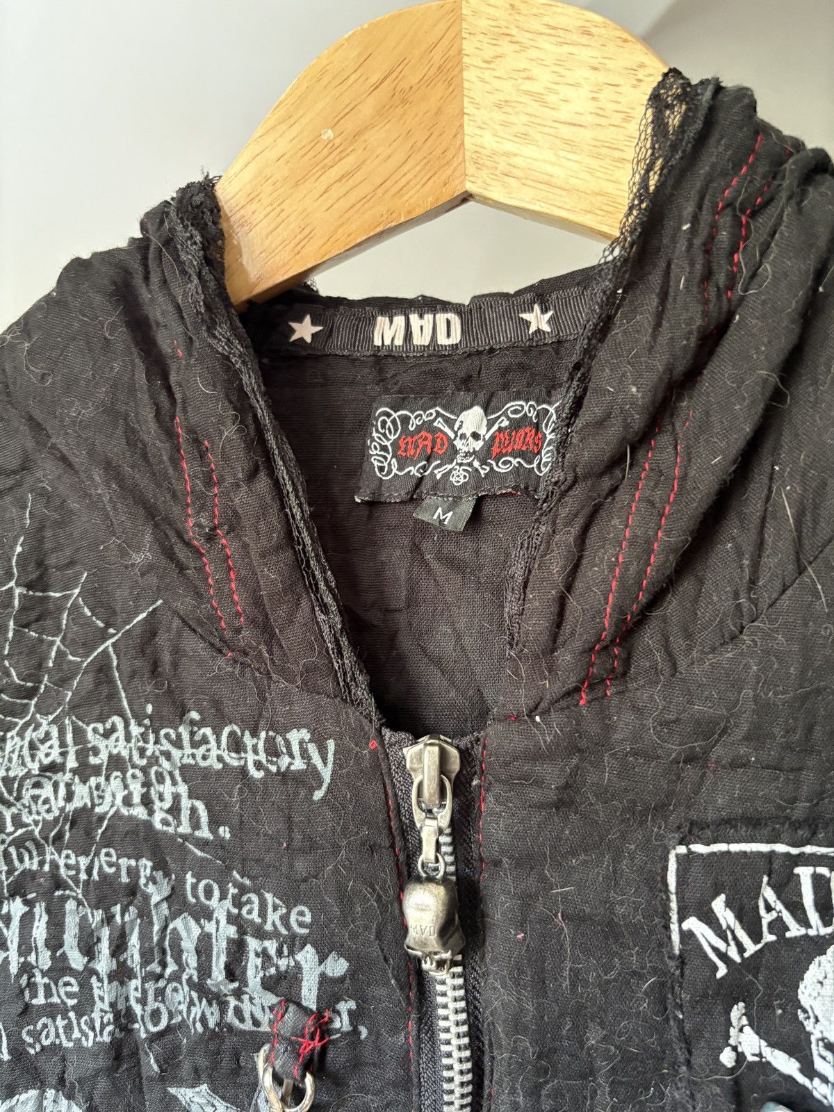Japanese Brand Mad Punks Anarchic Gothic Punk Zip Up Size M / US 6-8 / IT 42-44 - 13 Thumbnail