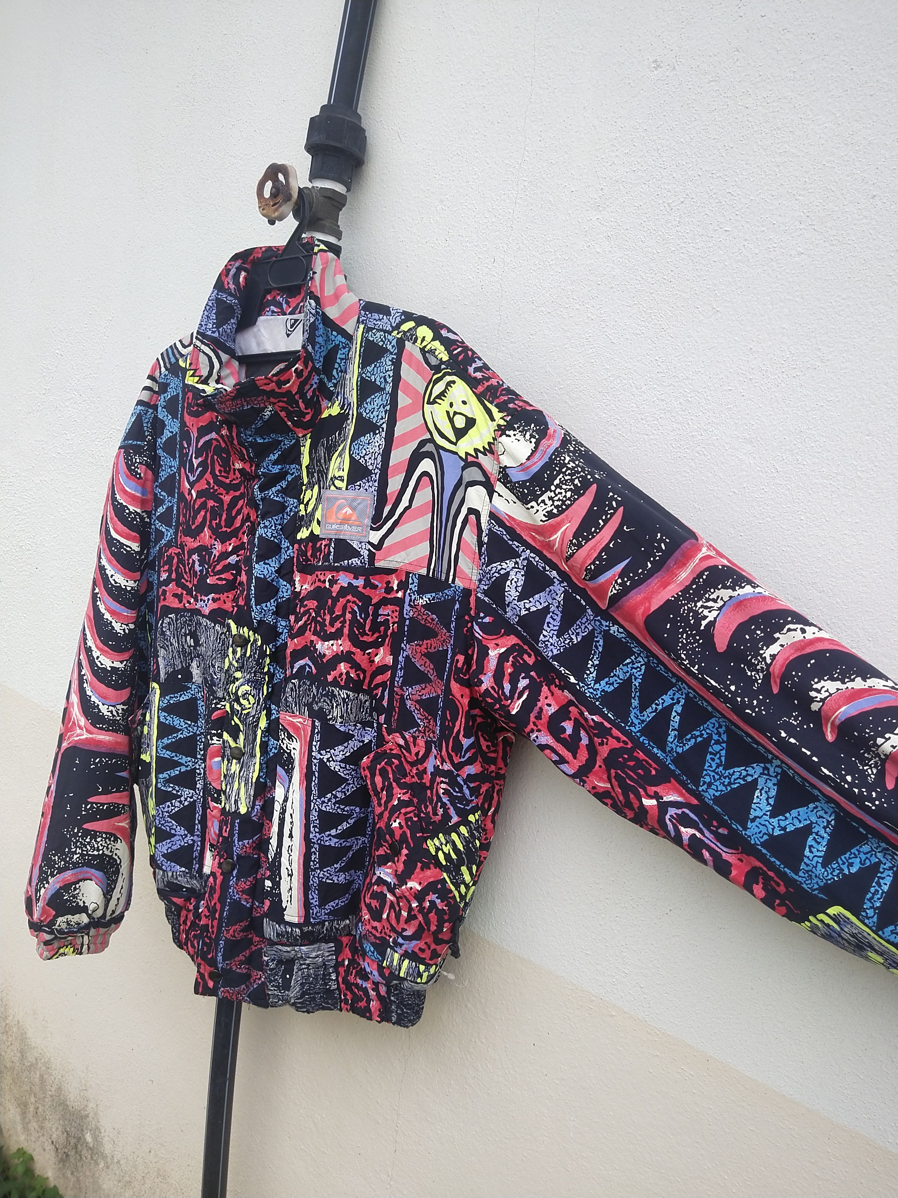 Quiksilver 🔥 Rare Vintage Quiksilver Multicolour Jacket Size US L / EU 52-54 / 3 - 5 Thumbnail