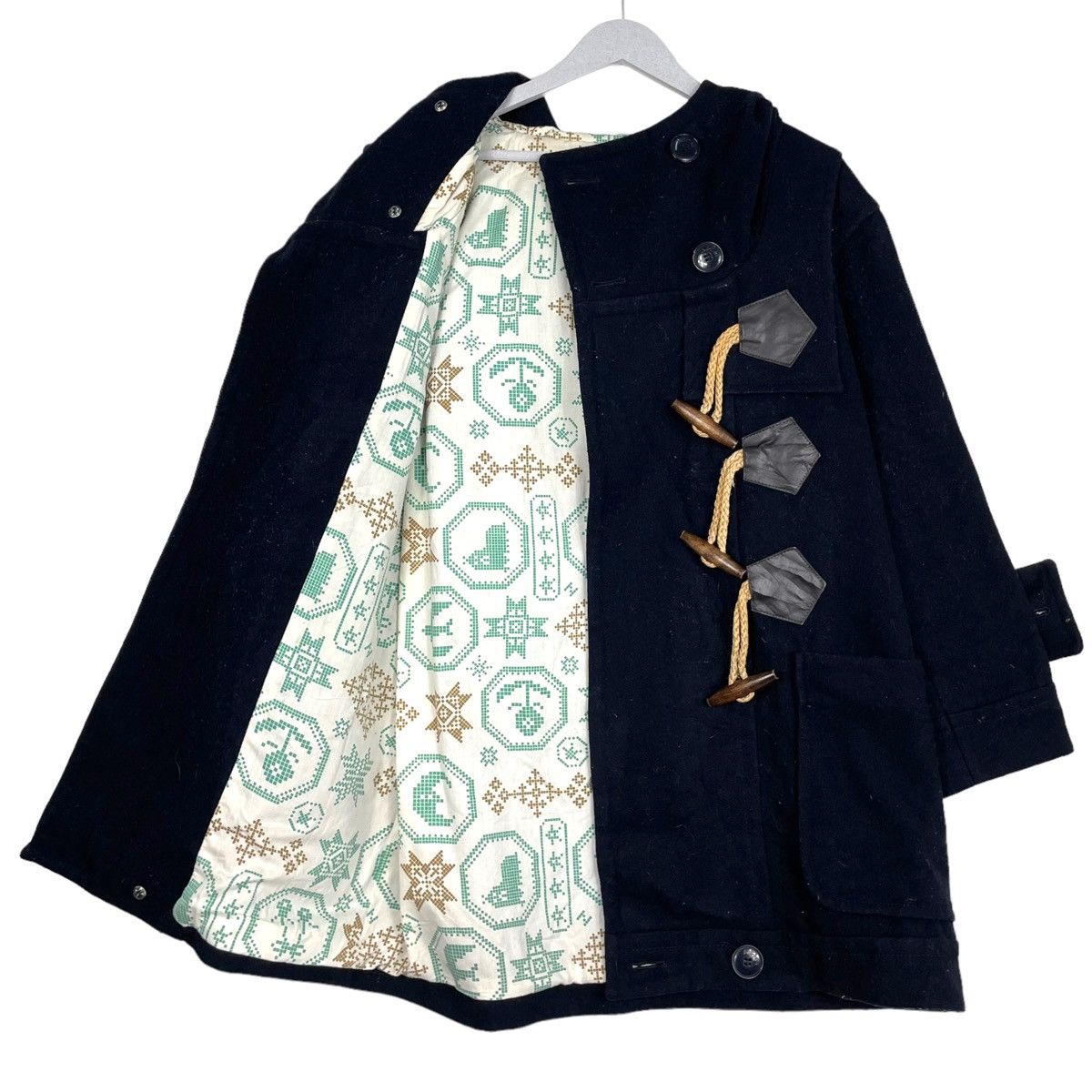 Issey Miyake 💥NENET BY ISSEY MIYAKE DUFFLE COAT JACKET Size US L / EU 52-54 / 3 - 7 Thumbnail