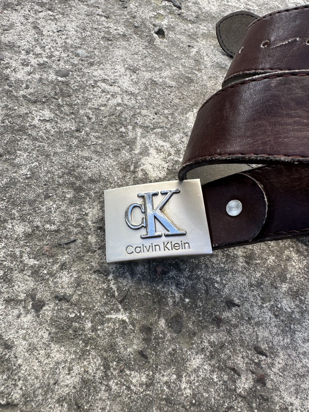 Calvin Klein Y2K Calvin Klein CK Logo Belts Hype Streetwear Rare USA Size ONE SIZE - 2 Thumbnail