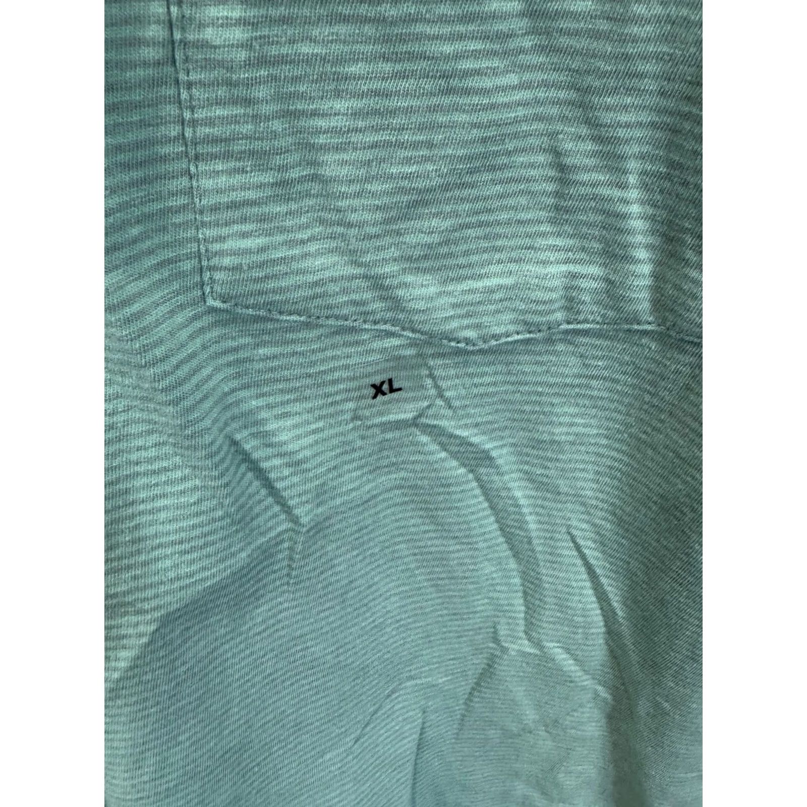 Express Express Green Stripe Henley Shirt XL Mens Size US XL / EU 56 / 4 - 3 Thumbnail