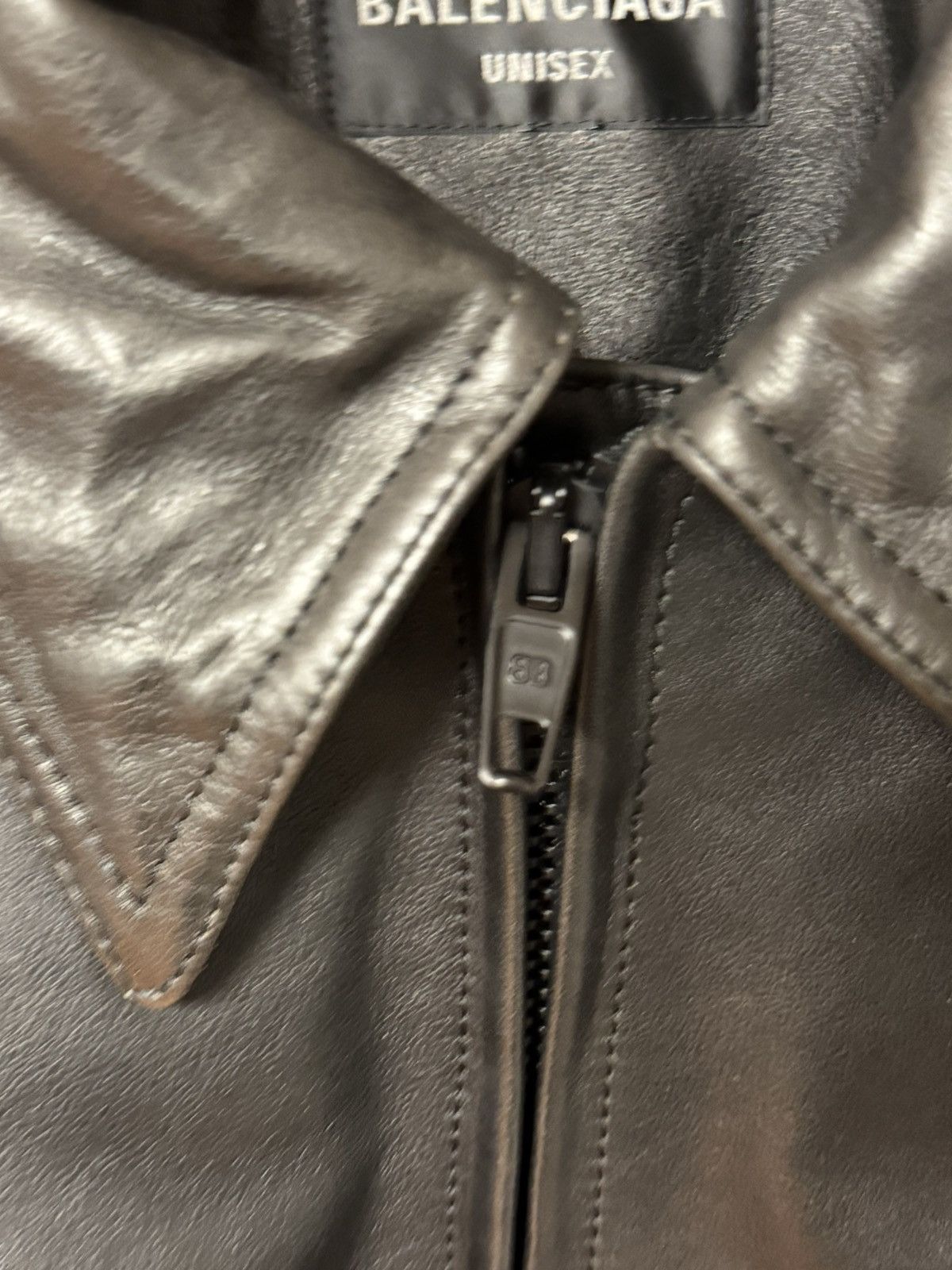 Balenciaga RARE - Summer 24 Cocoon Kick Leather Jacket M Size US M / EU 48-50 / 2 - 4 Thumbnail