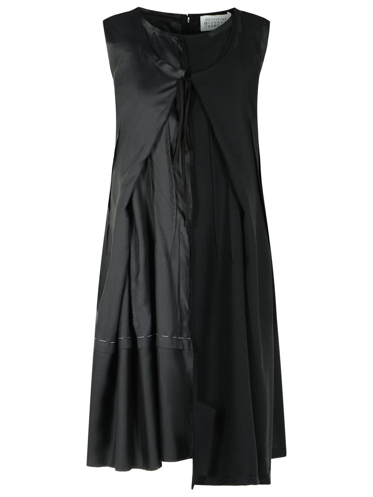 Maison Margiela MAISON MARGIELA Black Cupro Blend Dress Size S / US 4 / IT 40 - 1 Thumbnail