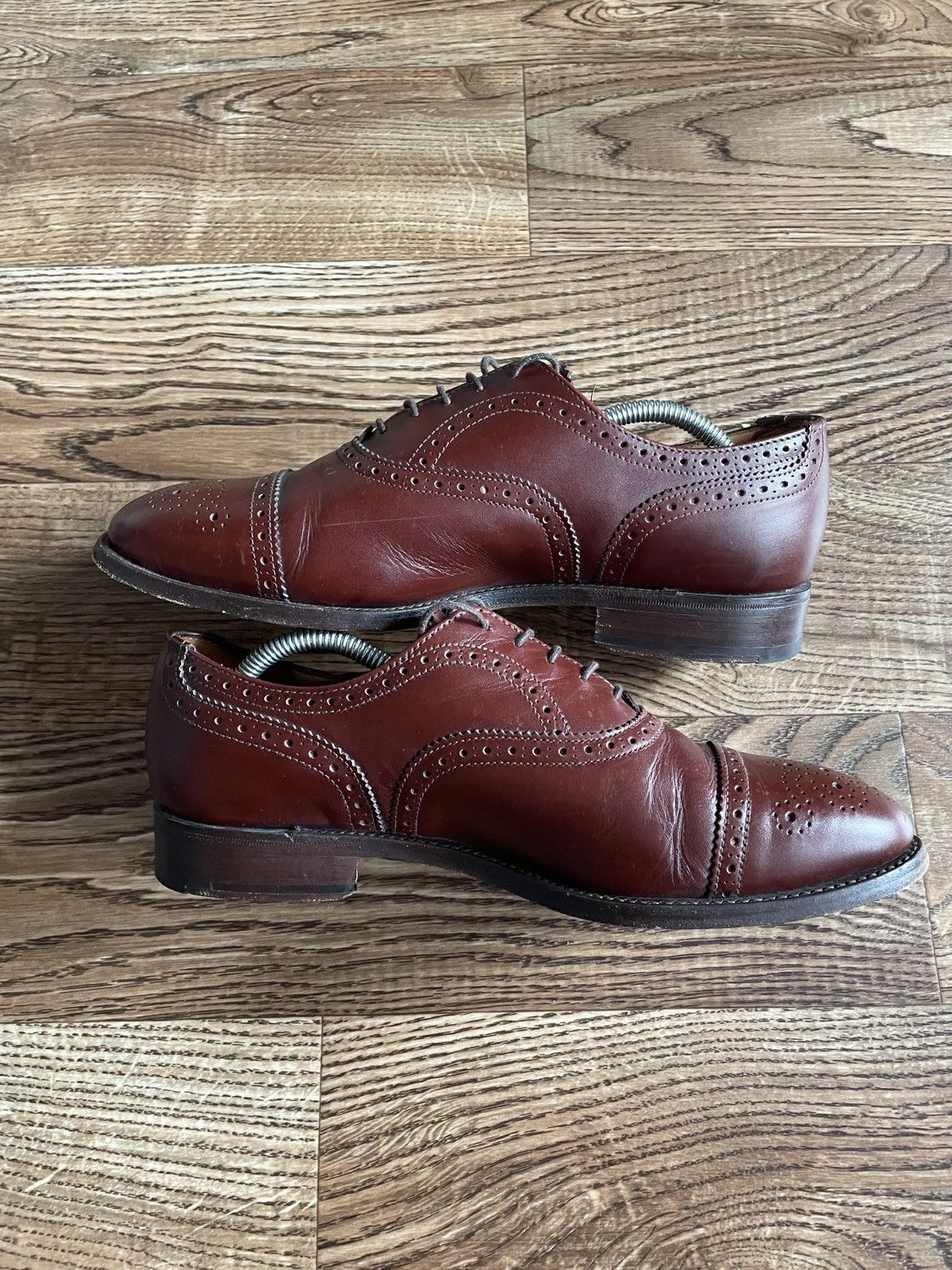 Japanese Brand Sanders UK Japan classic brown boots luxury vintage Size US 8.5 / EU 41-42 - 6 Thumbnail