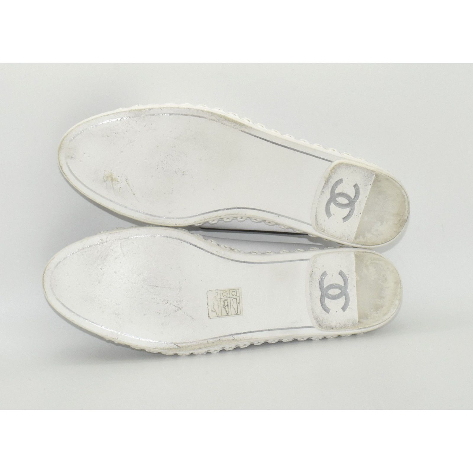 Chanel CHANEL Lambskin Interlocking CC Moccasins Loafers Size 39 Size US 9 / IT 39 - 8 Thumbnail