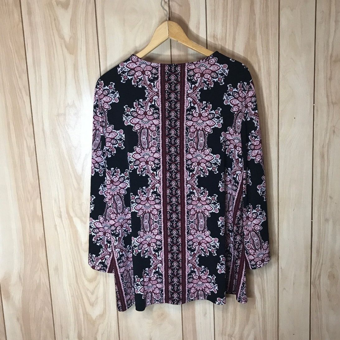 Other db Established Floral V Neck 3/4 Bell Sleeve Blouse XL Size XL / US 12-14 / IT 48-50 - 2 Thumbnail