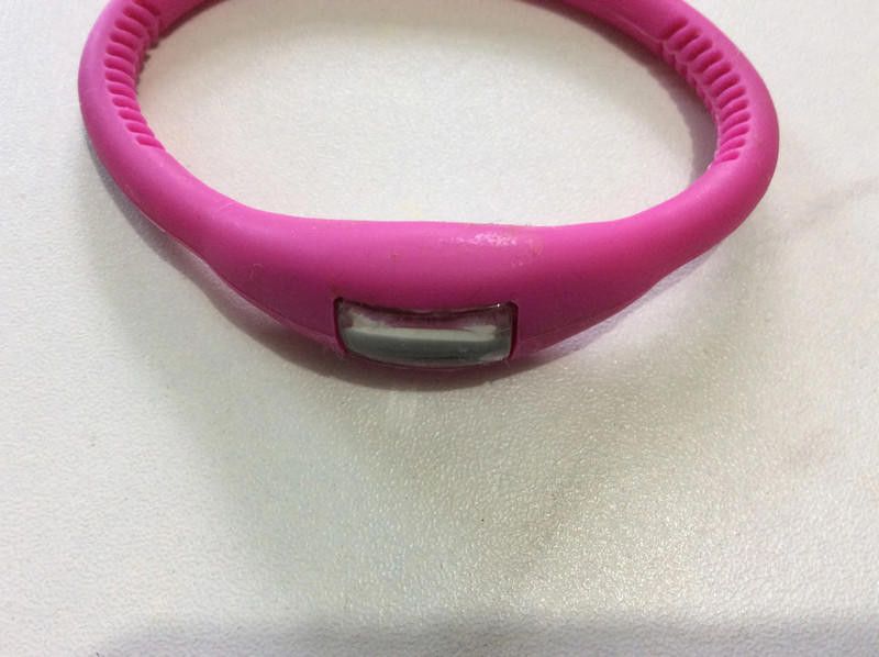 Designer Identity pink rubber strap watch Size ONE SIZE - 4 Thumbnail