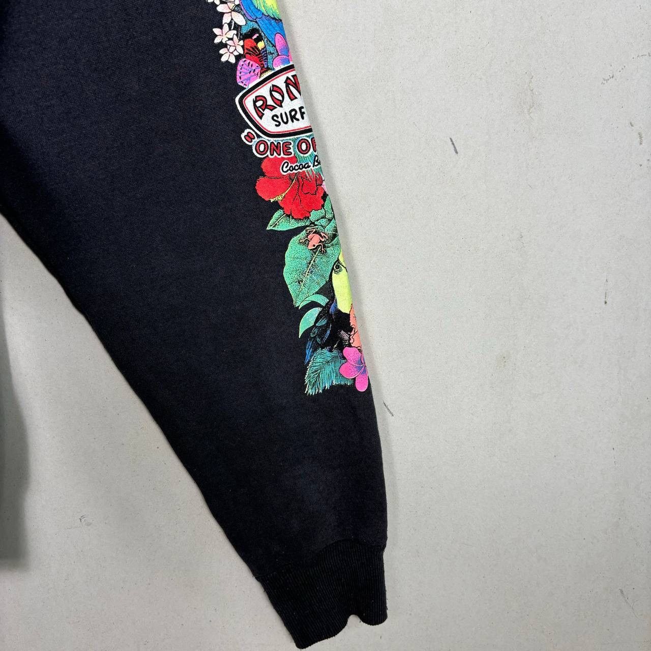 Ron Jon Surf Shop Sun Faded 1992 Ron Jon Surf Shop Sweatshirt Tropical Black Size US M / EU 48-50 / 2 - 8 Thumbnail