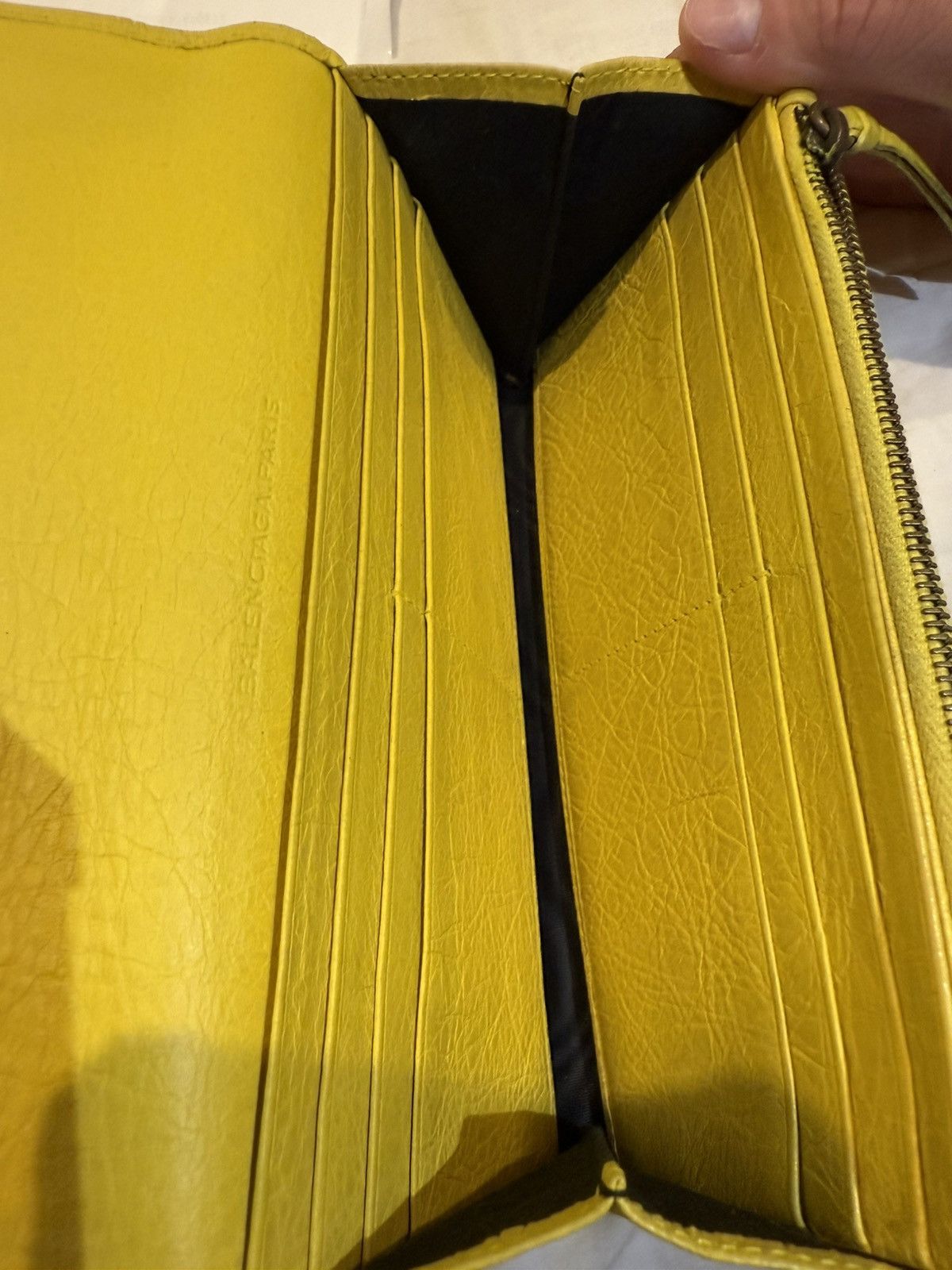 Balenciaga Balenciaga Le City Money Long Wallet Yellow Size ONE SIZE - 15 Thumbnail