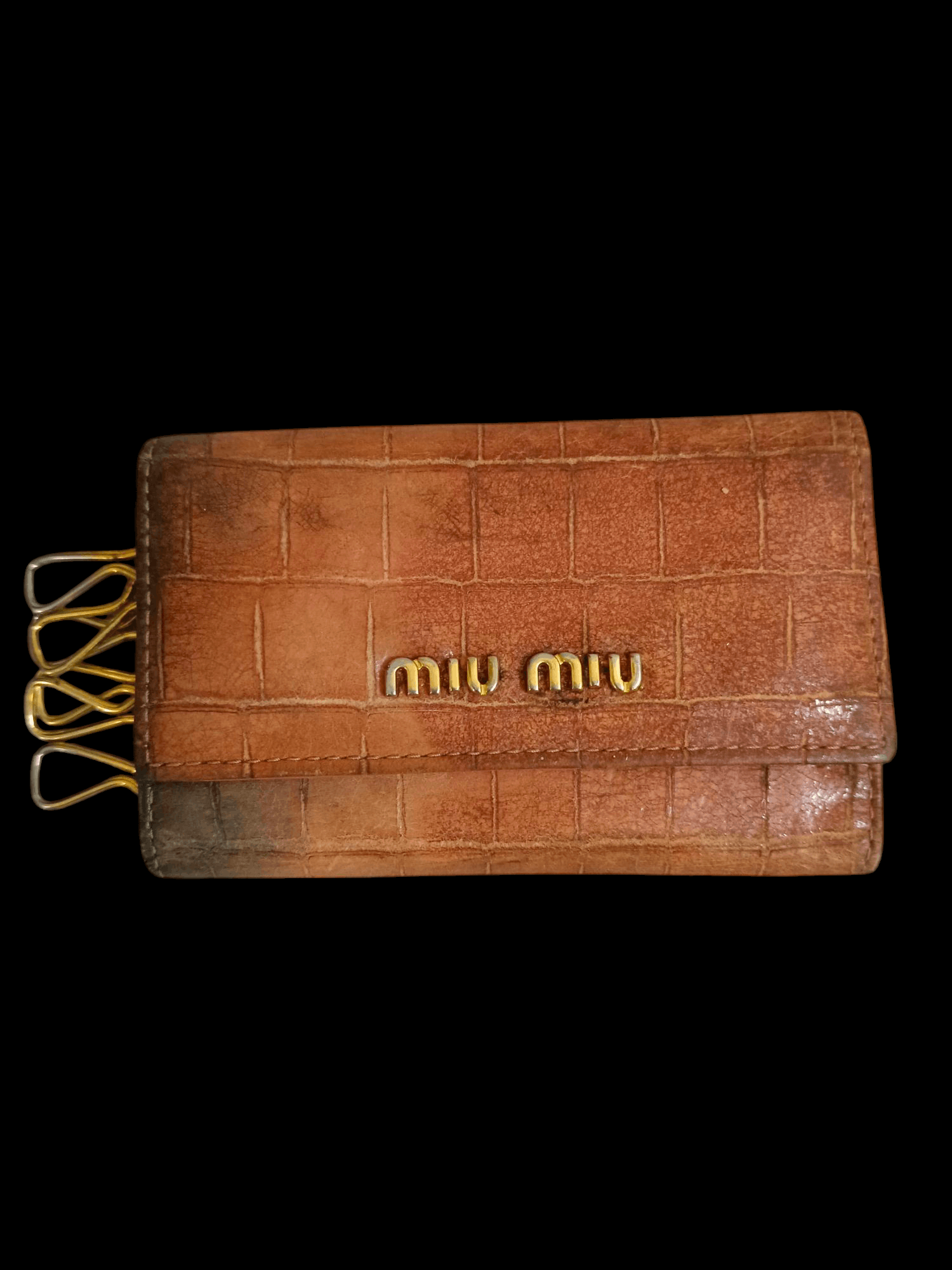 Miu Miu MIU MIU LEATHER KEY HOLDER Size ONE SIZE - 1 Thumbnail