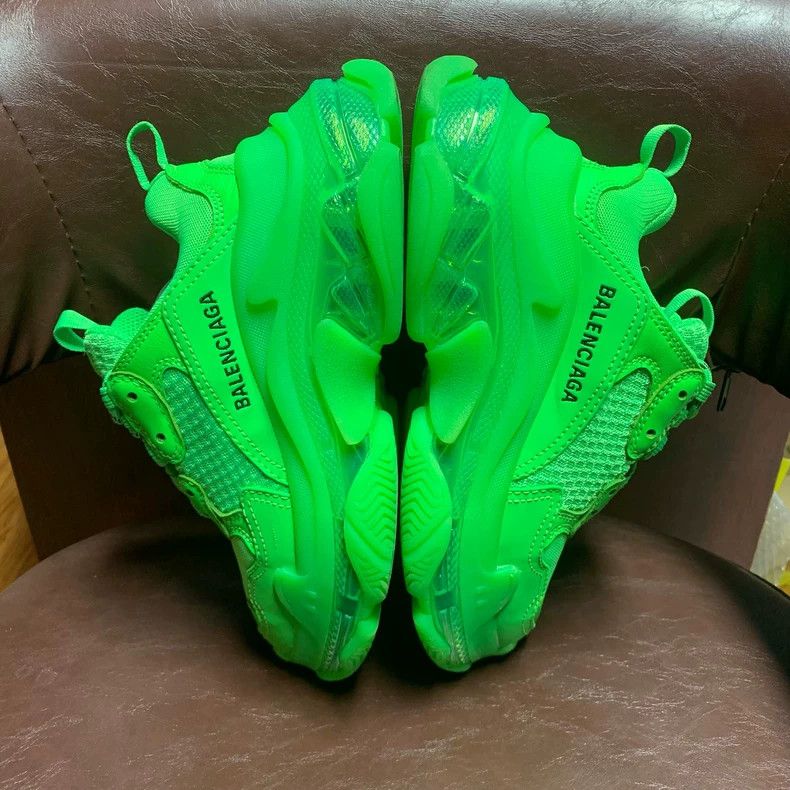 Balenciaga Balenciaga size 36 Triples Fluorescent Green Daddy Shoes 25 Size US 5 / EU 37 - 4 Thumbnail