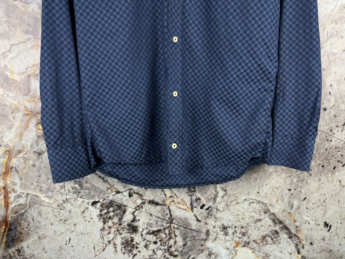 Etro Etro Men’s Button-Up Shirt Blue Checkered Pattern Long Sleev Size US M / EU 48-50 / 2 - 4 Thumbnail