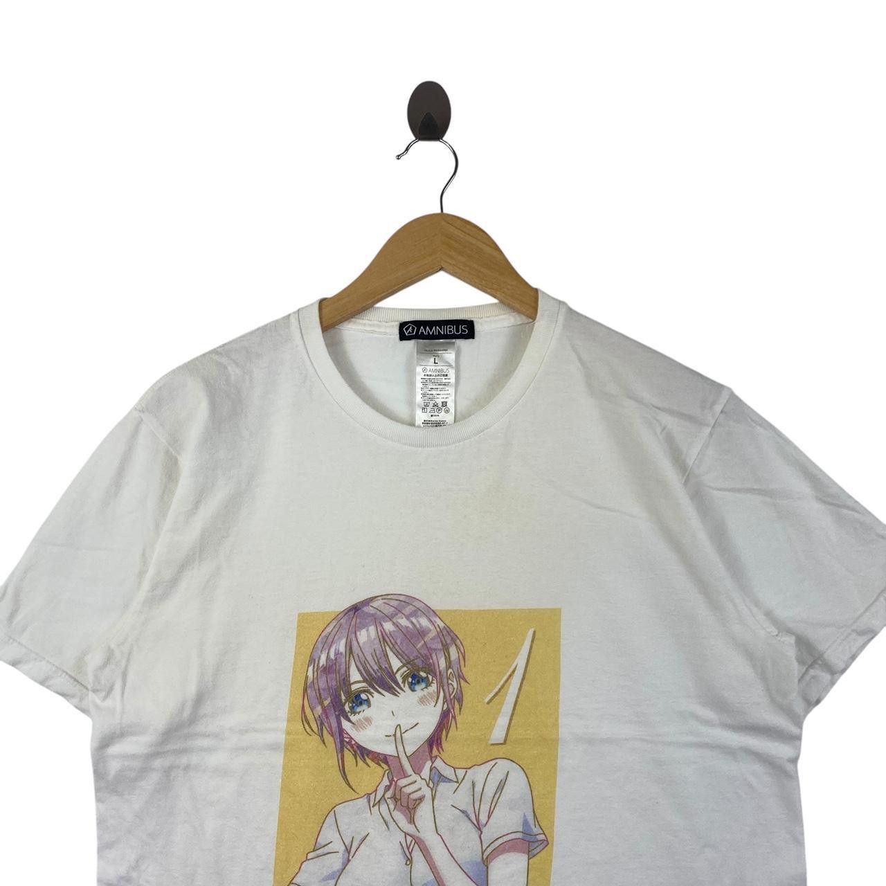 Anime ICHIKA NAKANO ANI-ART Quintessential Quintuplets Tee Shirt Size US L / EU 52-54 / 3 - 2 Thumbnail