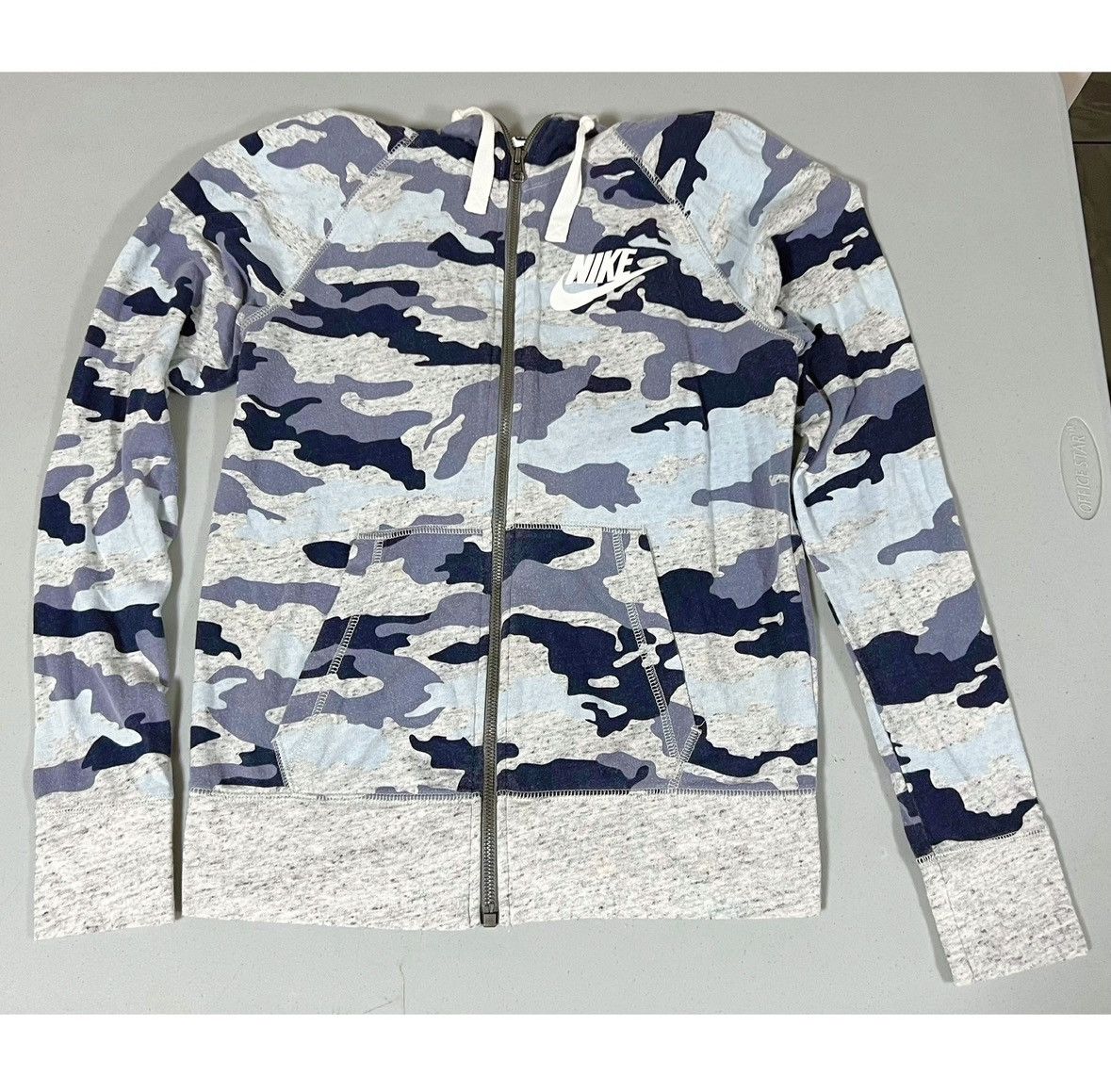 Nike Nike Blue Camo Camouflage Sweater Sweatshirt Hoodie XS 🩵💙 Size XS / US 0-2 / IT 36-38 - 4 Thumbnail