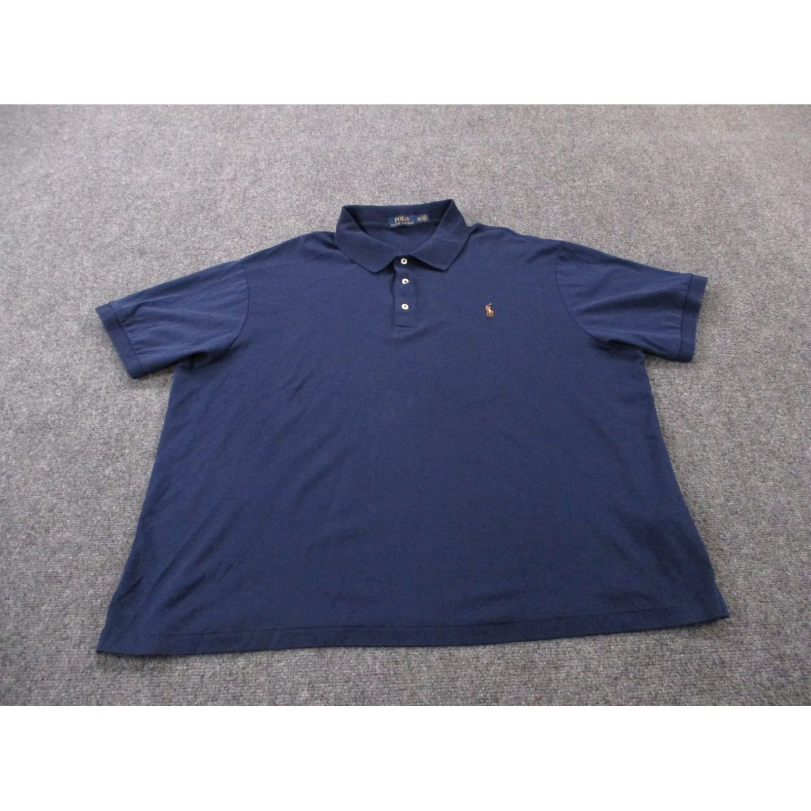 Polo Ralph Lauren Polo Ralph Lauren Polo Shirt Mens 3XB Blue Golf Pony Embroidered Logo Casual Business Size US XXL / EU 58 / 5 - 2 Thumbnail