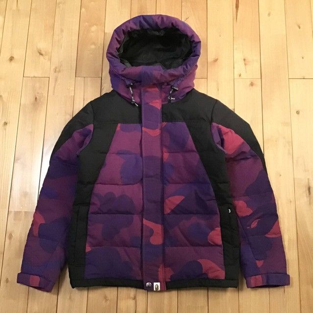 Bape BAPE Giant Purple camo puffer down jacket a bathing ape NIGO Size US S / EU 44-46 / 1 - 1 Thumbnail