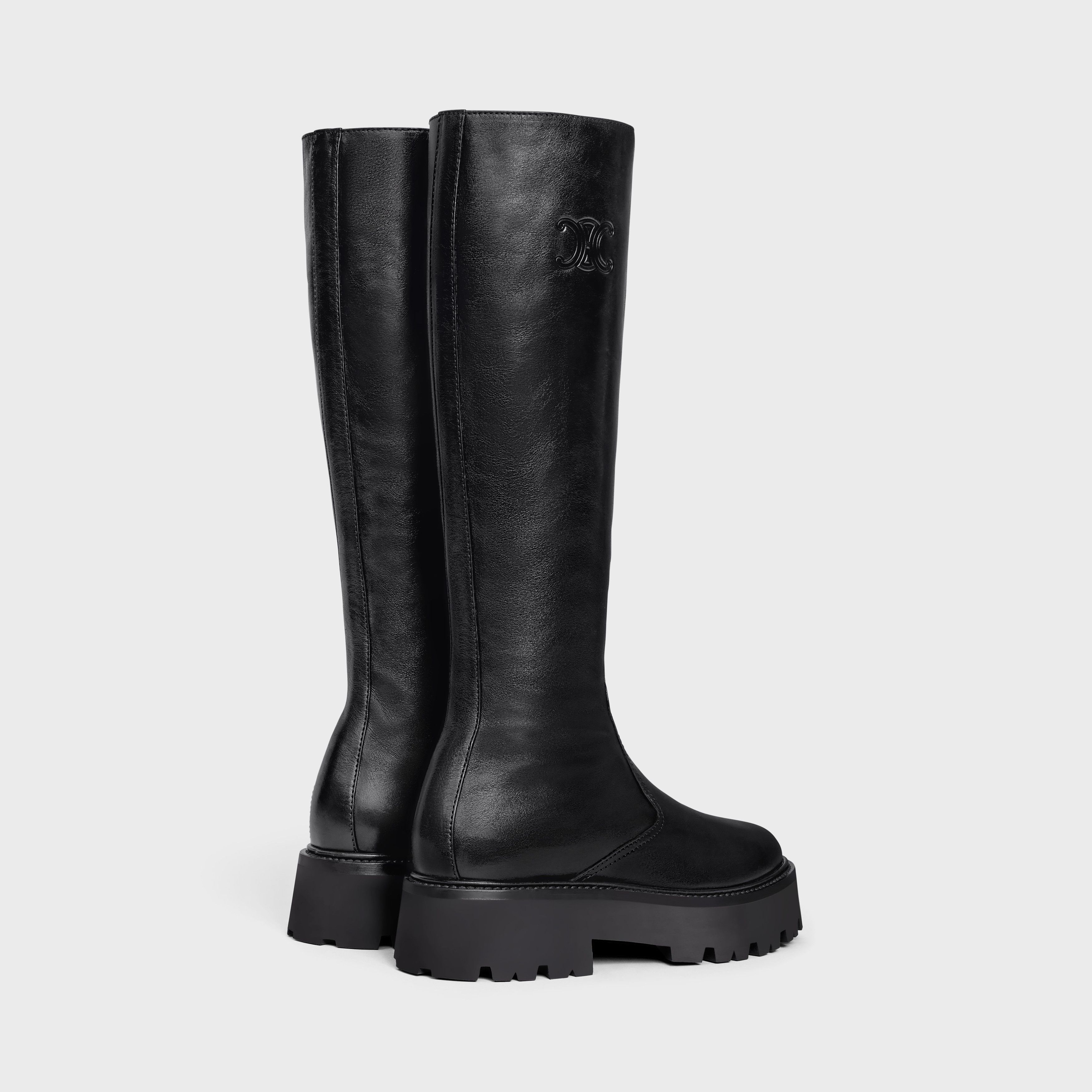 Celine o1bcso1str0925 354233492C Calfskin Boots in Black Size US 11 / IT 41 - 3 Thumbnail