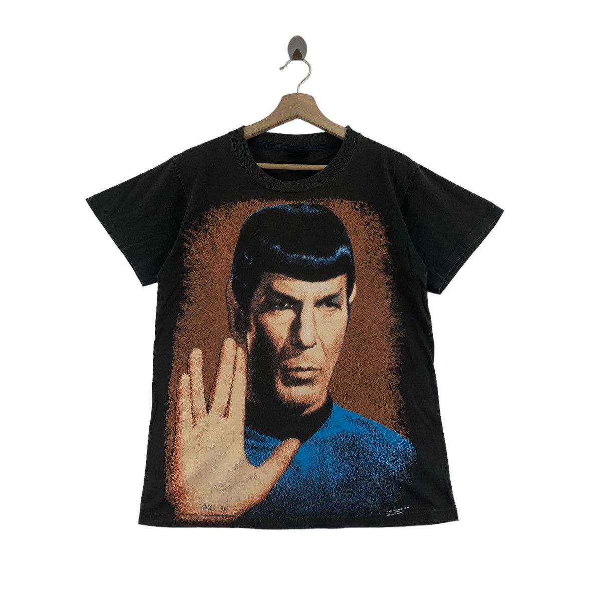 Vintage Vintage 90s STAR TREK Ovp Fifth Column T-Shirt Live Long Size US L / EU 52-54 / 3 - 1 Thumbnail